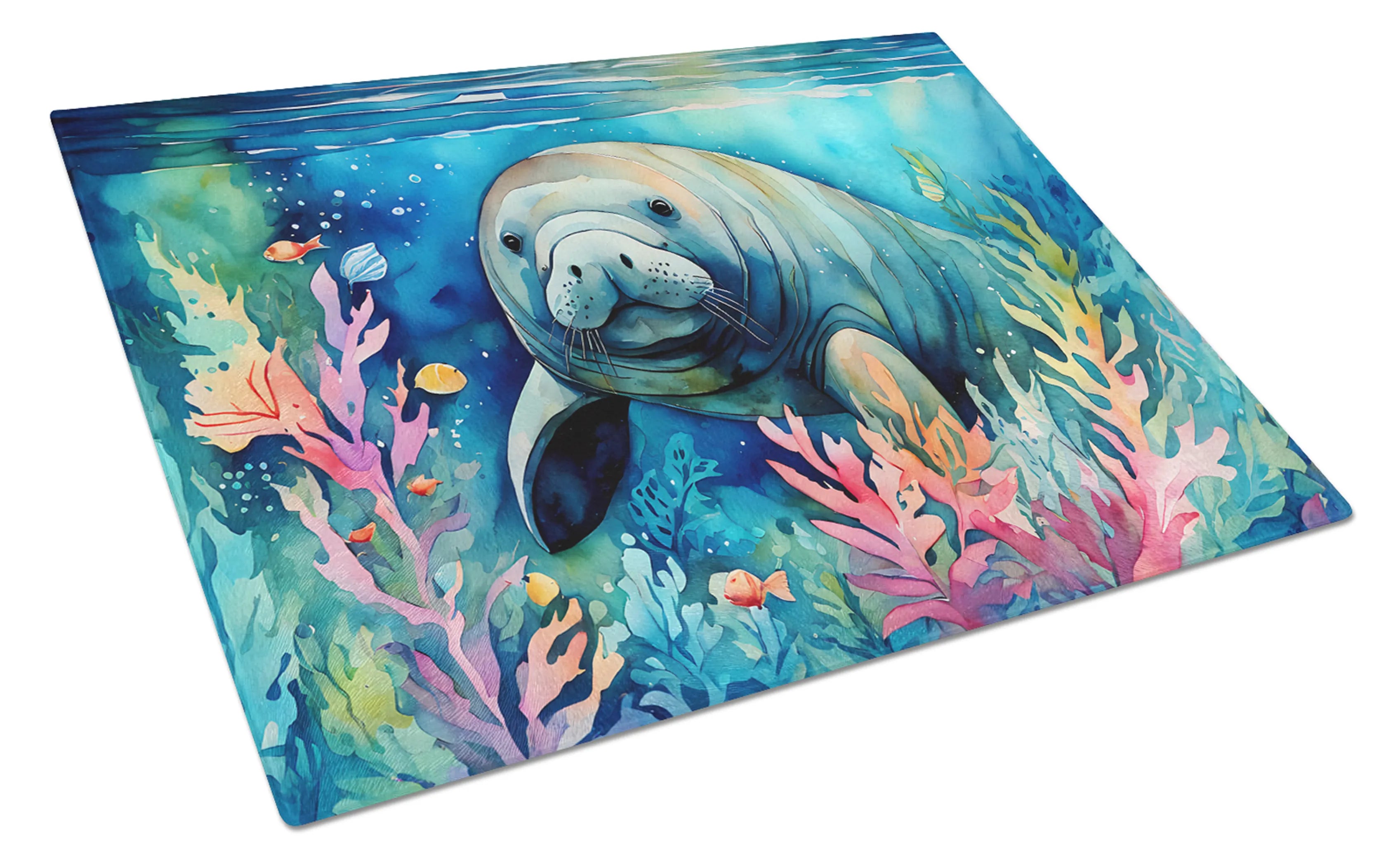 Nautical Collection Glass Cutting Board - Size: LARGE | Pack Of: 1 | Collection name: Nautical collection