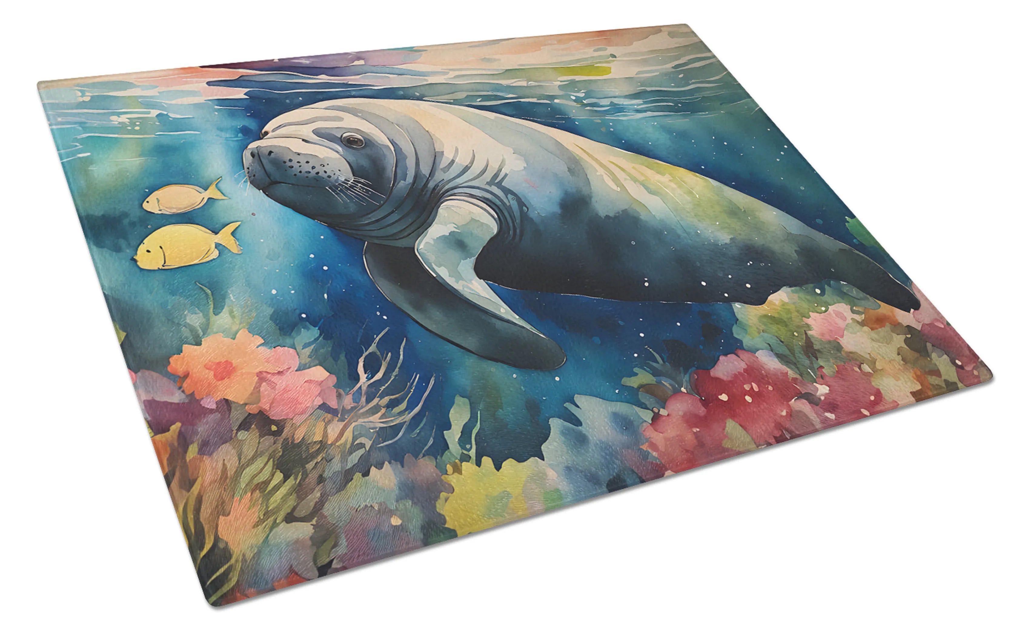 Nautical Collection Glass Cutting Board - Size: LARGE | Pack Of: 1 | Collection name: Nautical collection