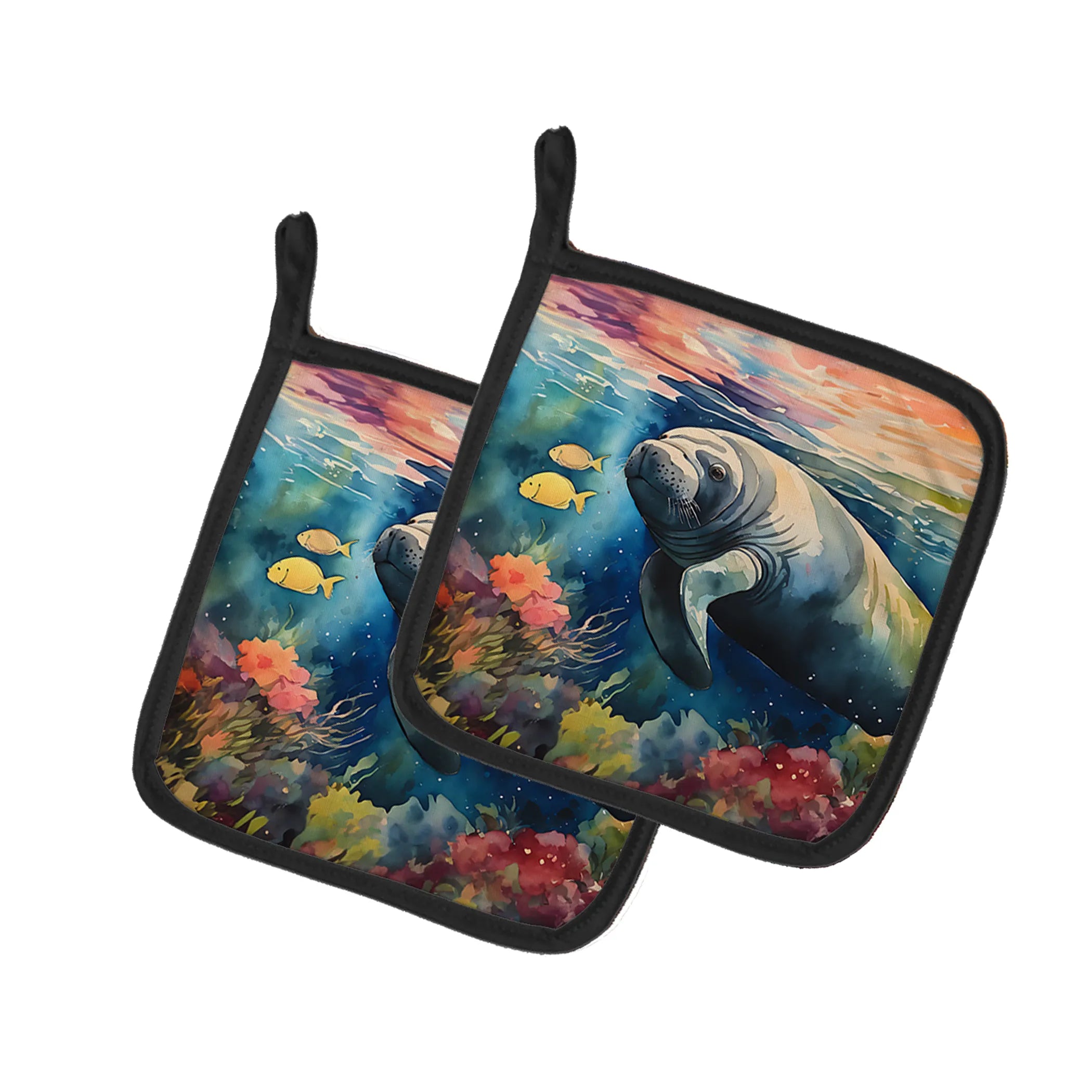 Nautical Collection Pair of Pot Holders - Size: 7.5HX7.5W | Pack Of: 1 | Collection name: Nautical collection