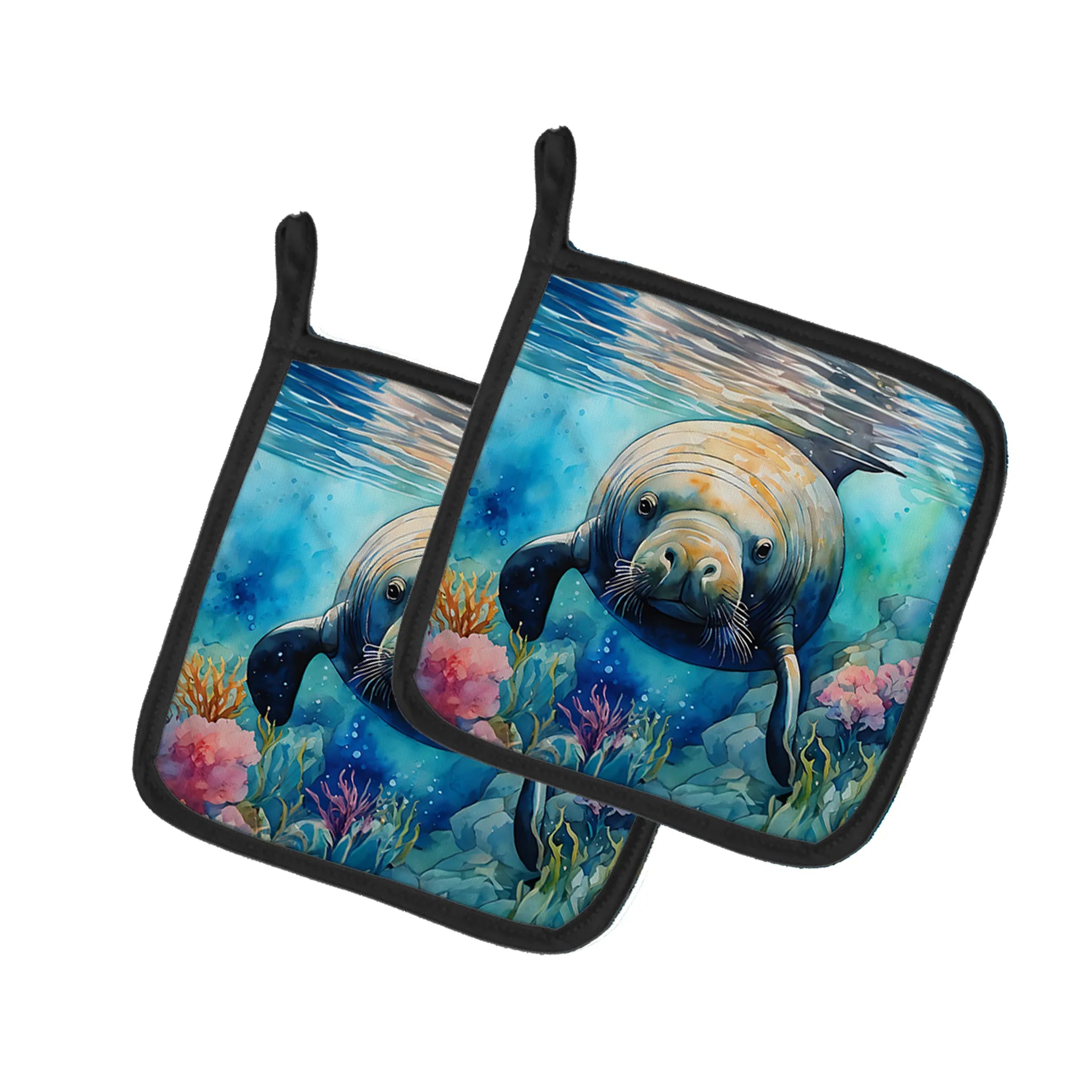 Nautical Collection Pair of Pot Holders - Size: 7.5HX7.5W | Pack Of: 1 | Collection name: Nautical collection