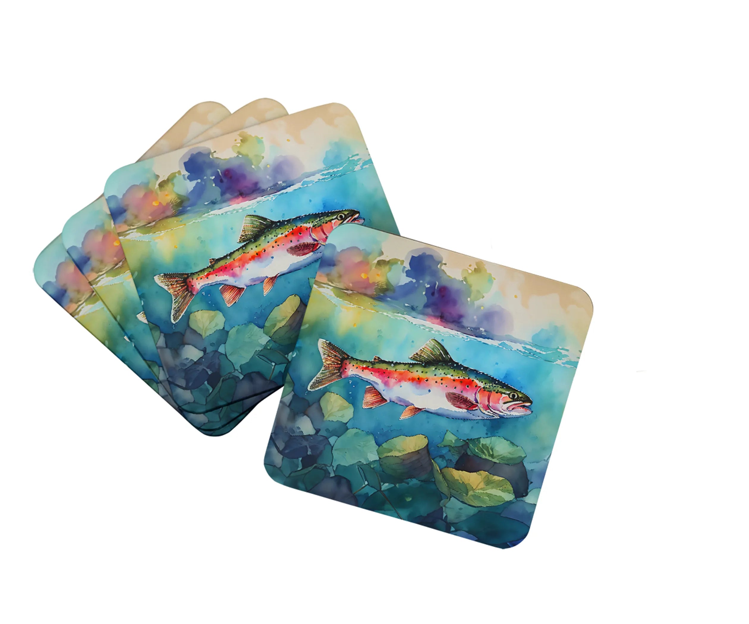 Nautical Collection Foam Coasters - Size: 3.5 | Pack Of: 1 | Collection name: Nautical collection