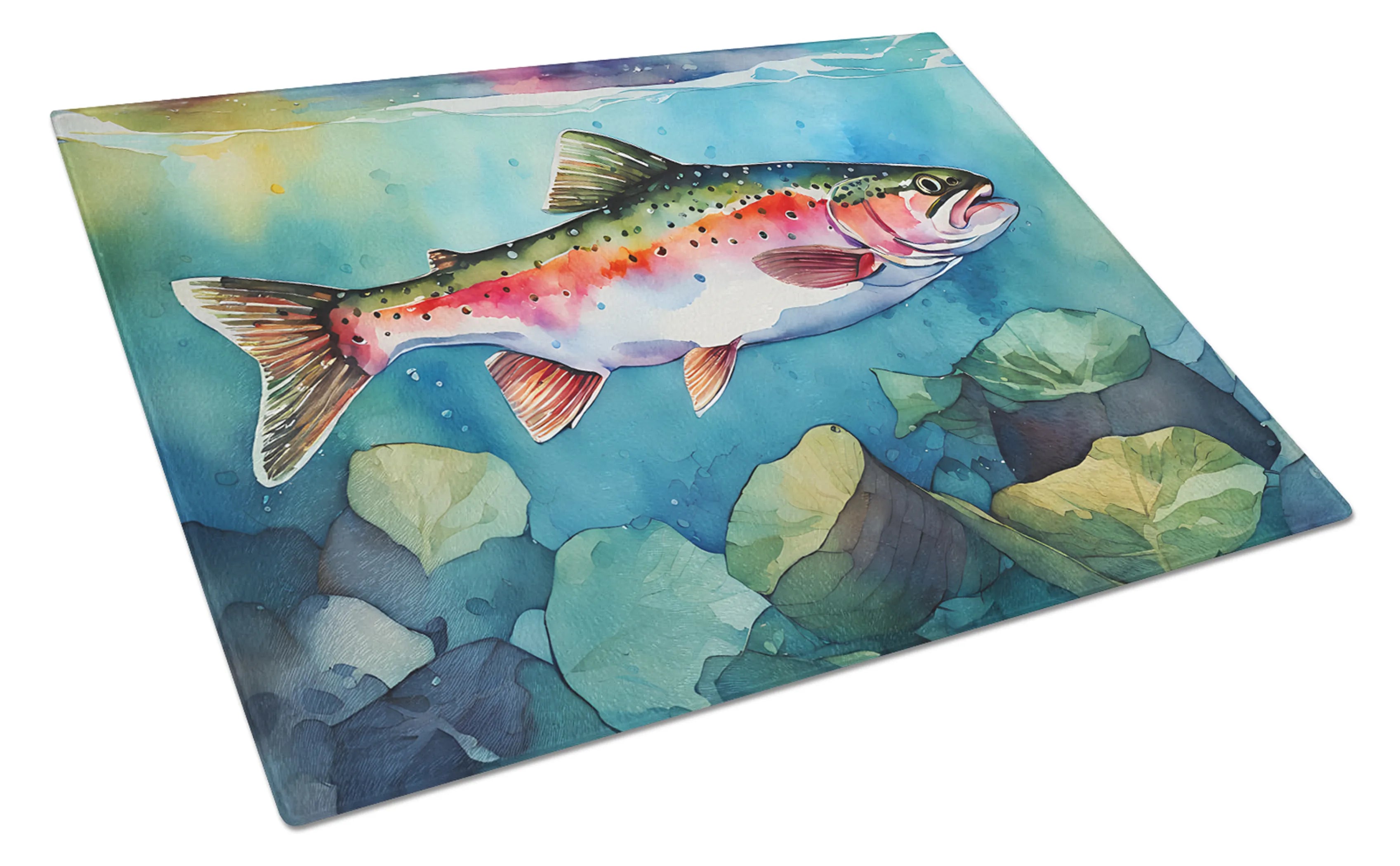 Nautical Collection Glass Cutting Board - Size: LARGE | Pack Of: 1 | Collection name: Nautical collection