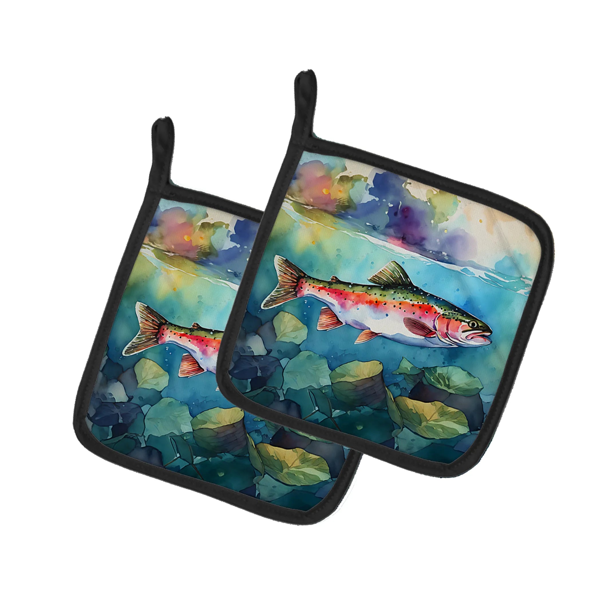 Nautical Collection Pair of Pot Holders - Size: 7.5HX7.5W | Pack Of: 1 | Collection name: Nautical collection