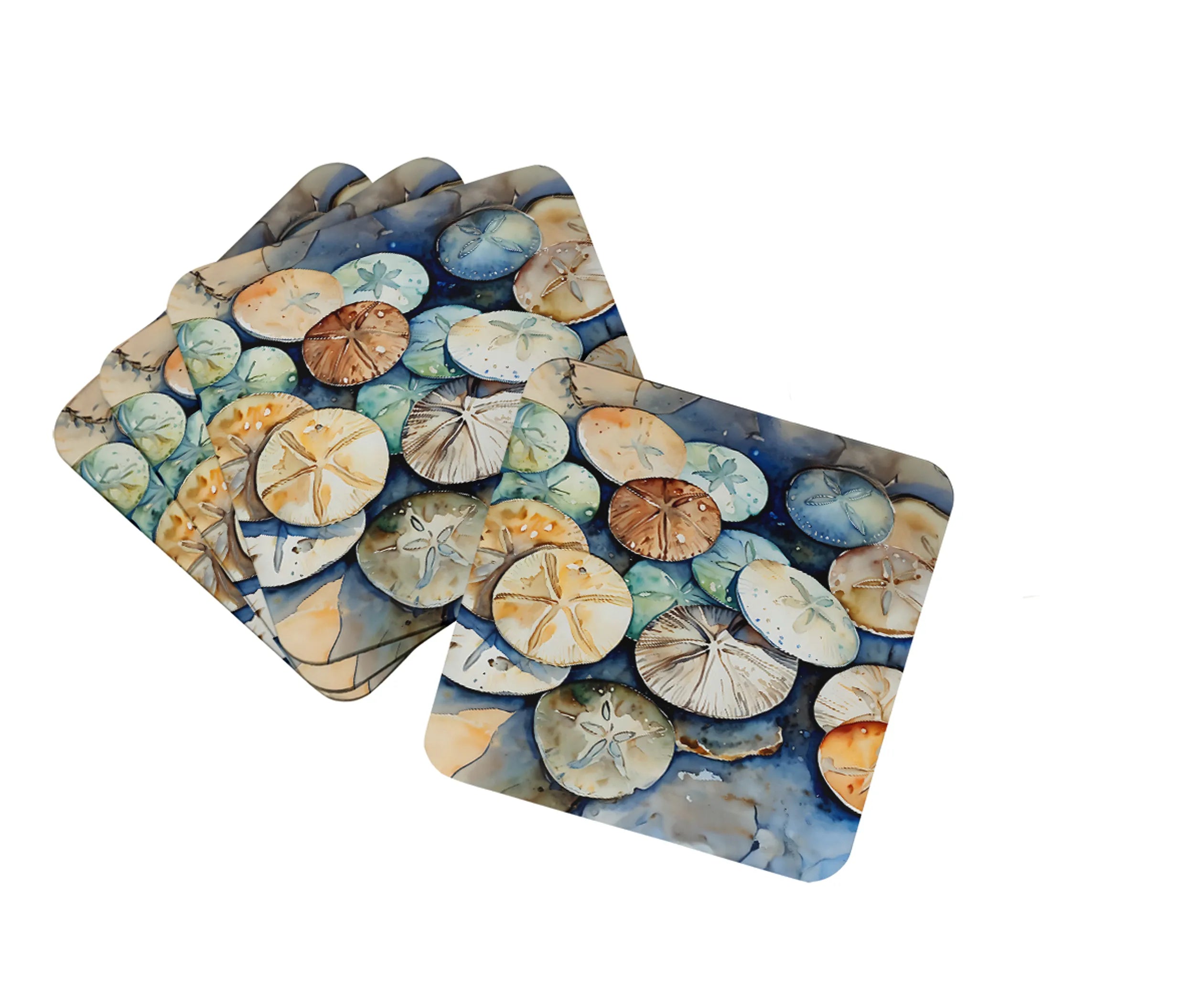 Nautical Collection Foam Coasters - Size: 3.5 | Pack Of: 1 | Collection name: Nautical collection