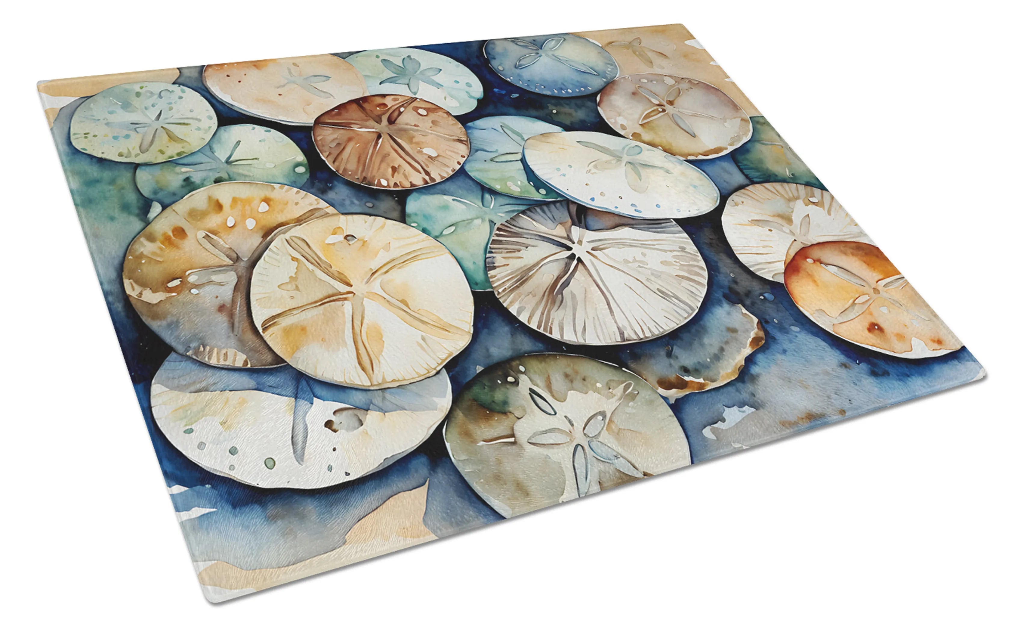 Nautical Collection Glass Cutting Board - Size: LARGE | Pack Of: 1 | Collection name: Nautical collection