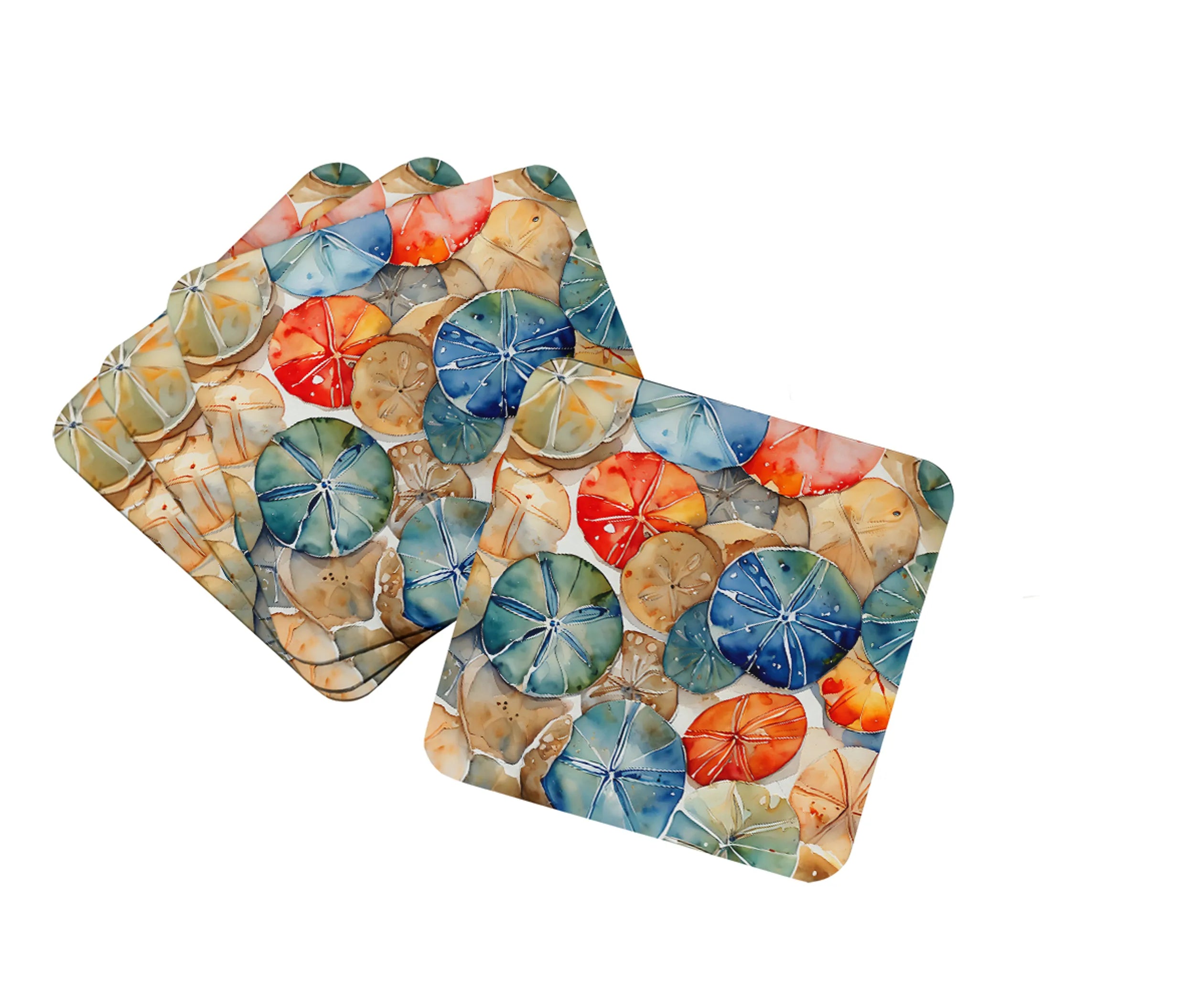 Nautical Collection Foam Coasters - Size: 3.5 | Pack Of: 1 | Collection name: Nautical collection