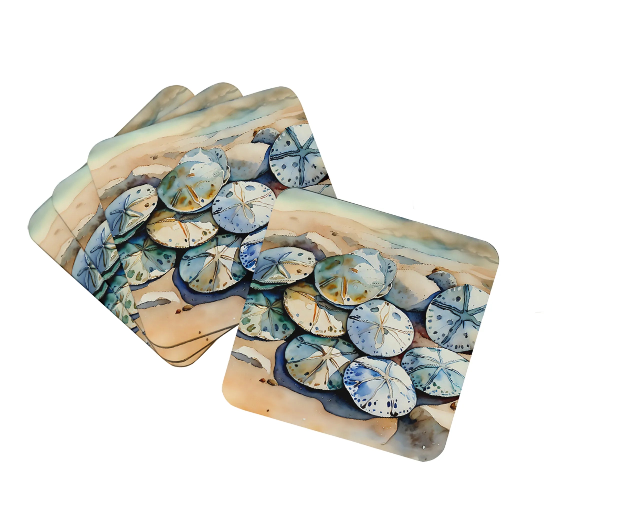 Nautical Collection Foam Coasters - Size: 3.5 | Pack Of: 1 | Collection name: Nautical collection
