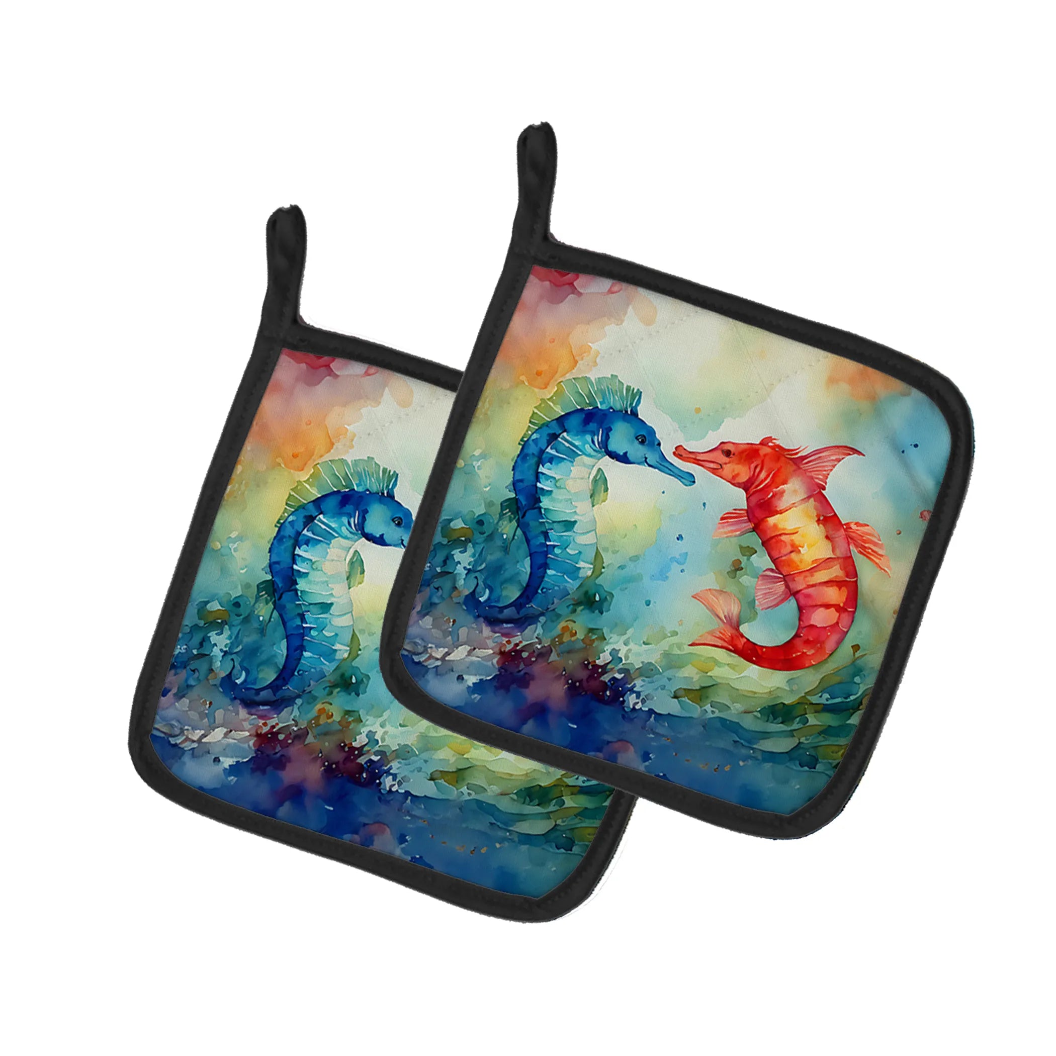 Nautical Collection Pair of Pot Holders - Size: 7.5HX7.5W | Pack Of: 1 | Collection name: Nautical collection