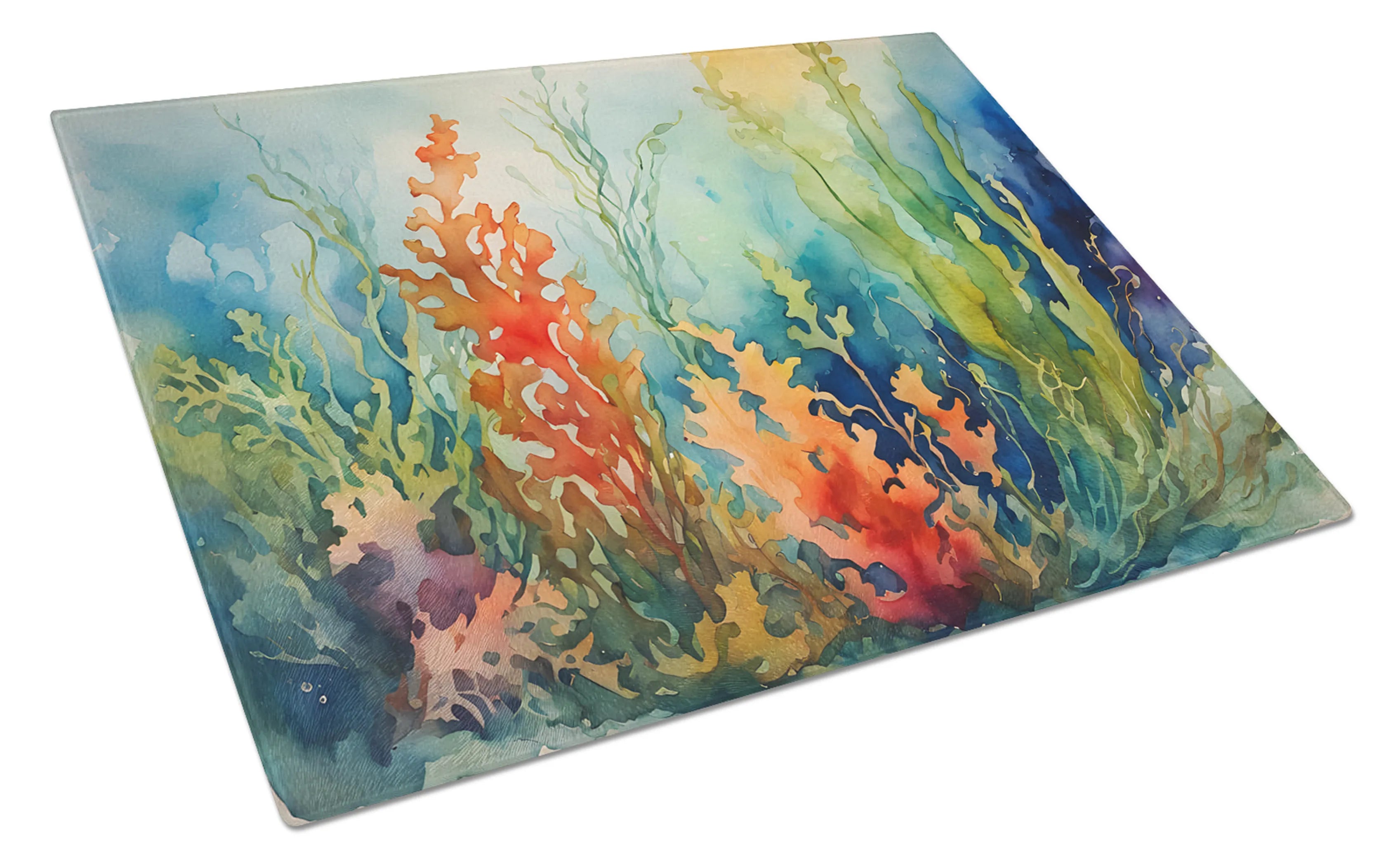 Nautical Collection Glass Cutting Board - Size: LARGE | Pack Of: 1 | Collection name: Nautical collection