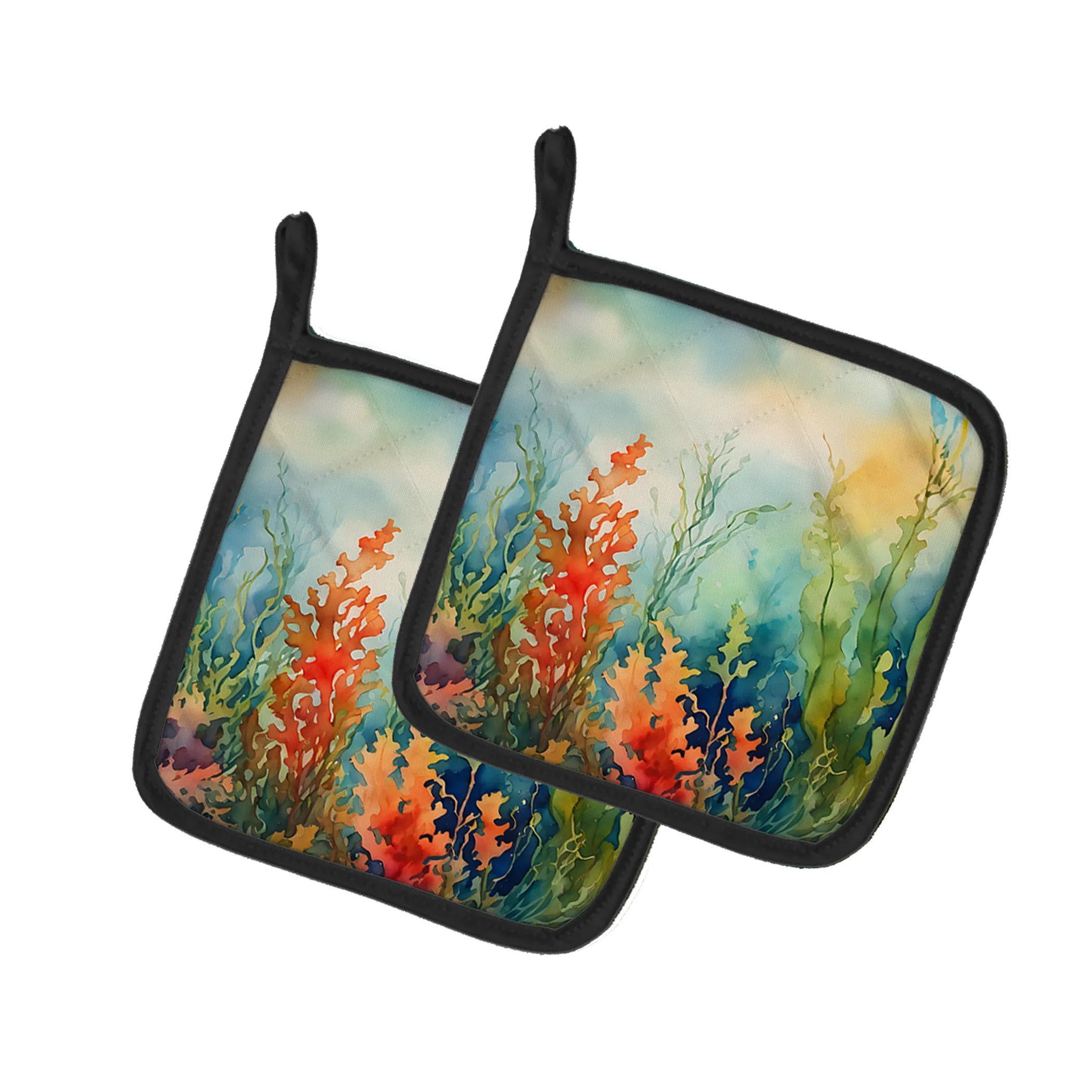 Nautical Collection Pair of Pot Holders - Size: 7.5HX7.5W | Pack Of: 1 | Collection name: Nautical collection