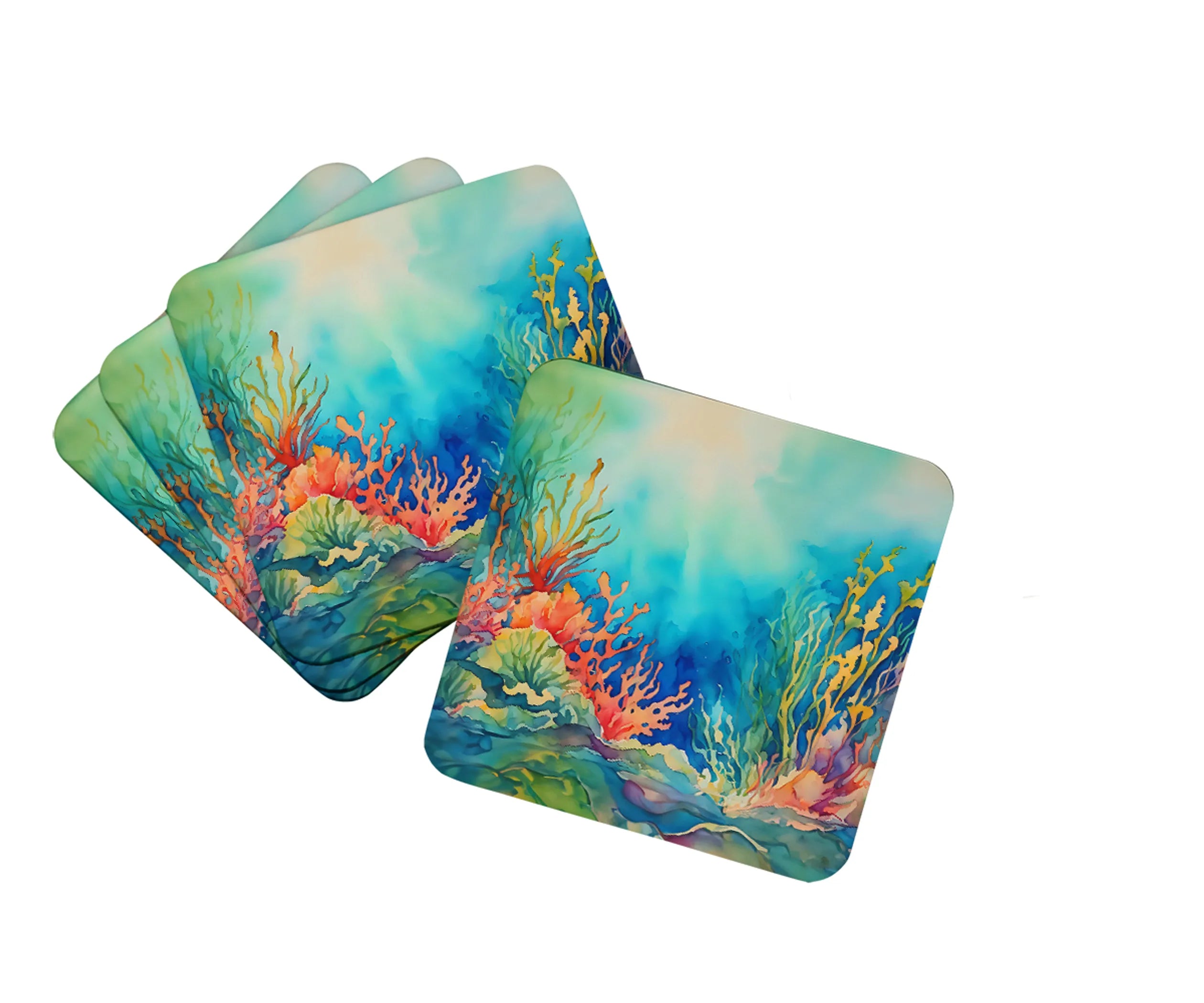 Nautical Collection Foam Coasters - Size: 3.5 | Pack Of: 1 | Collection name: Nautical collection