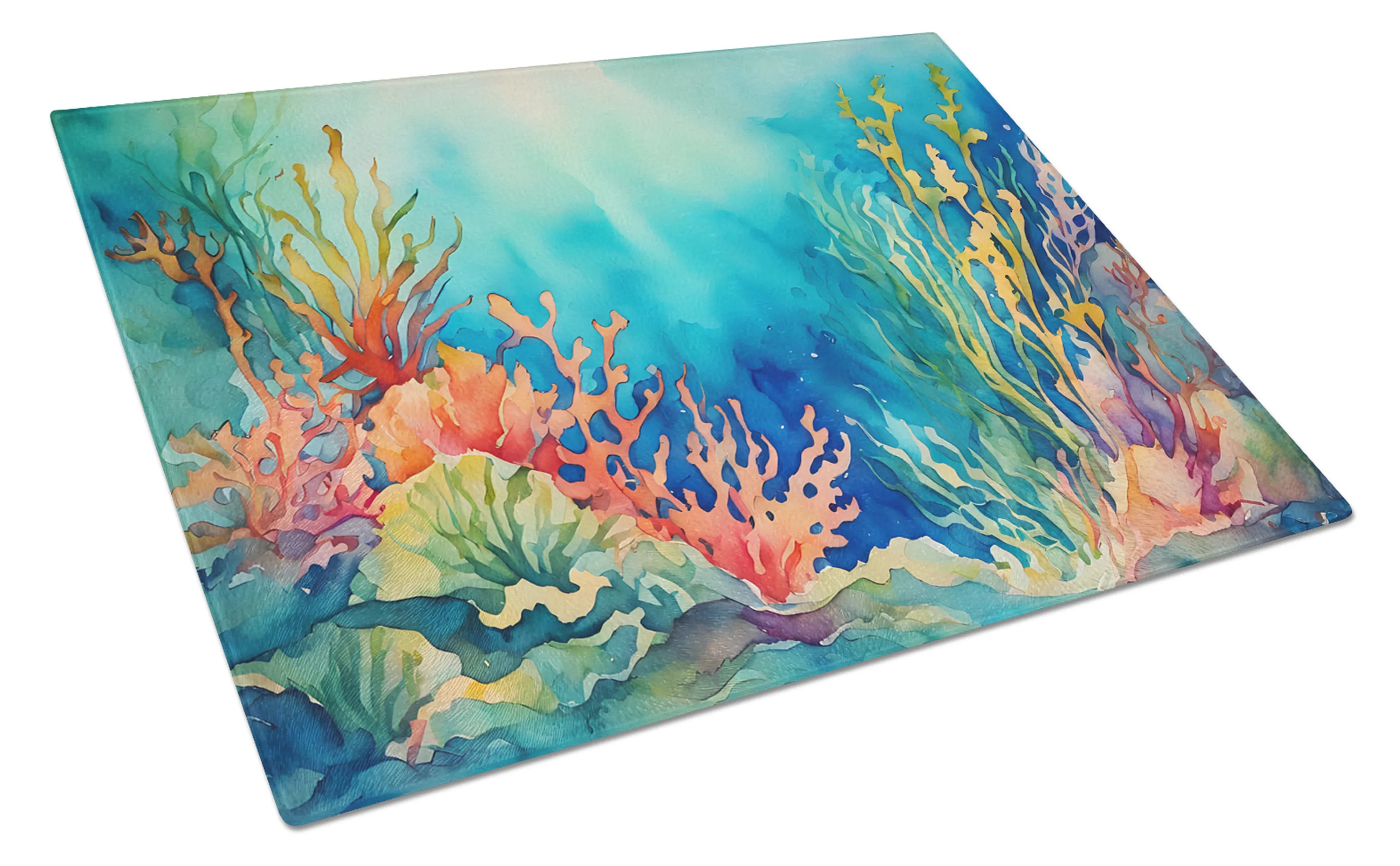 Nautical Collection Glass Cutting Board - Size: LARGE | Pack Of: 1 | Collection name: Nautical collection