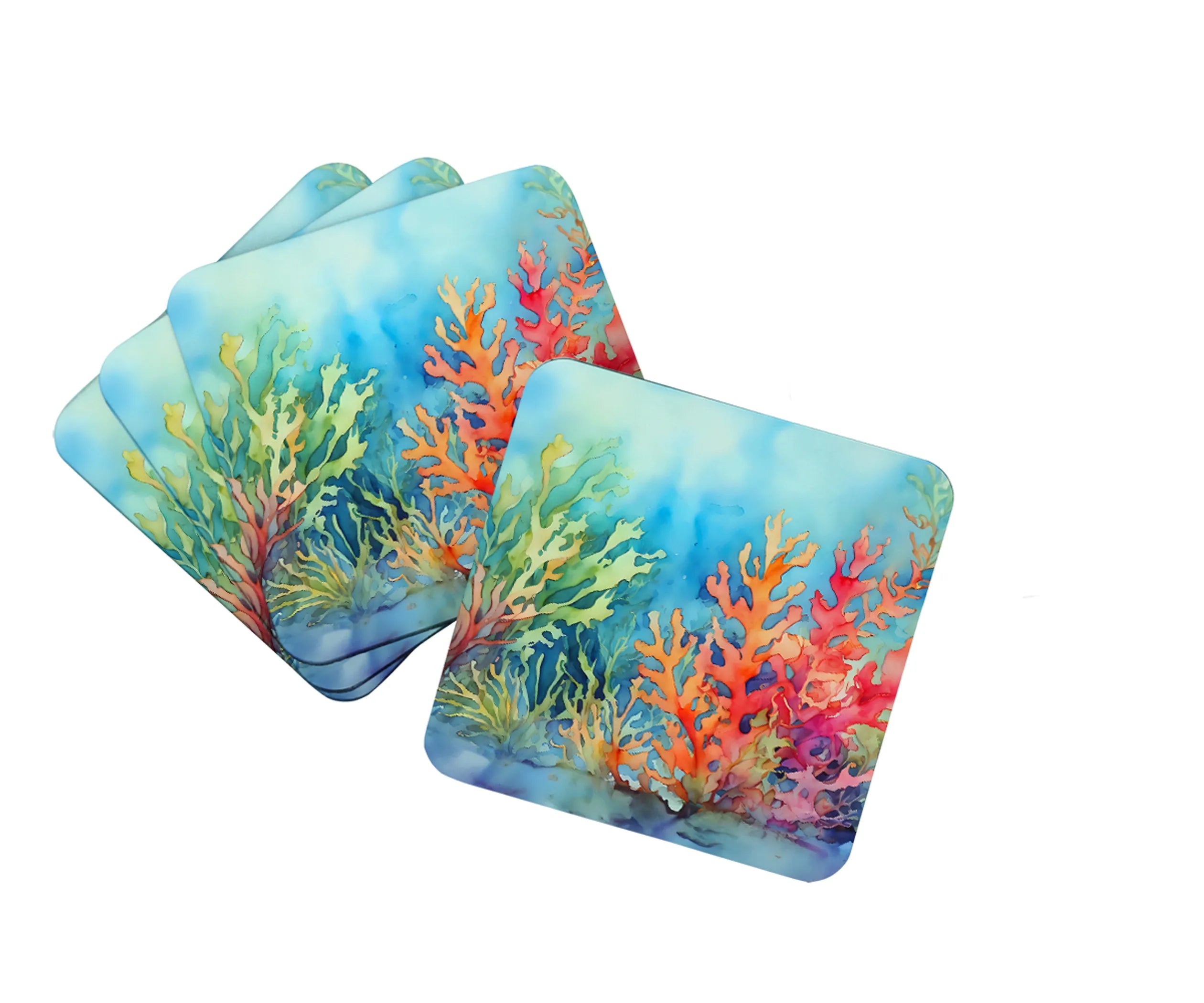 Nautical Collection Foam Coasters - Size: 3.5 | Pack Of: 1 | Collection name: Nautical collection