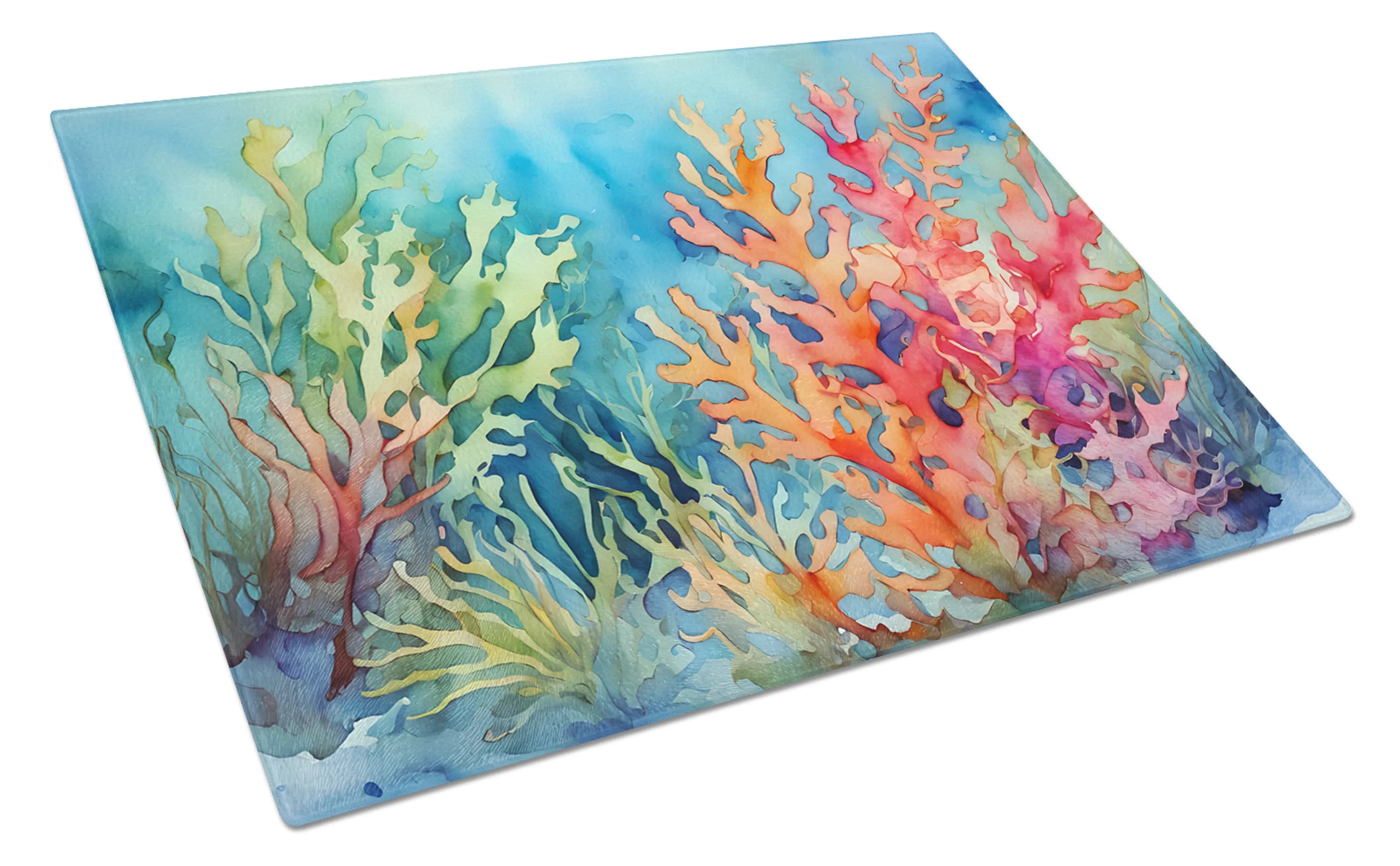 Nautical Collection Glass Cutting Board - Size: LARGE | Pack Of: 1 | Collection name: Nautical collection