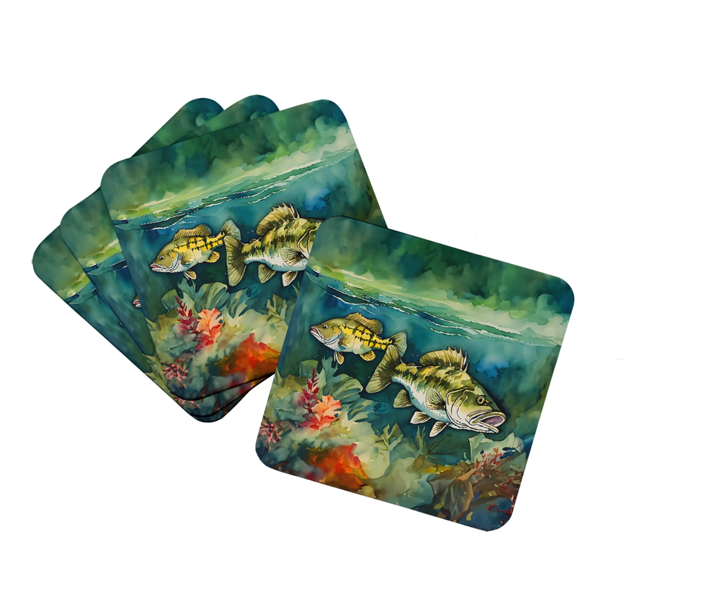 Nautical Collection Foam Coasters - Size: 3.5 | Pack Of: 1 | Collection name: Nautical collection