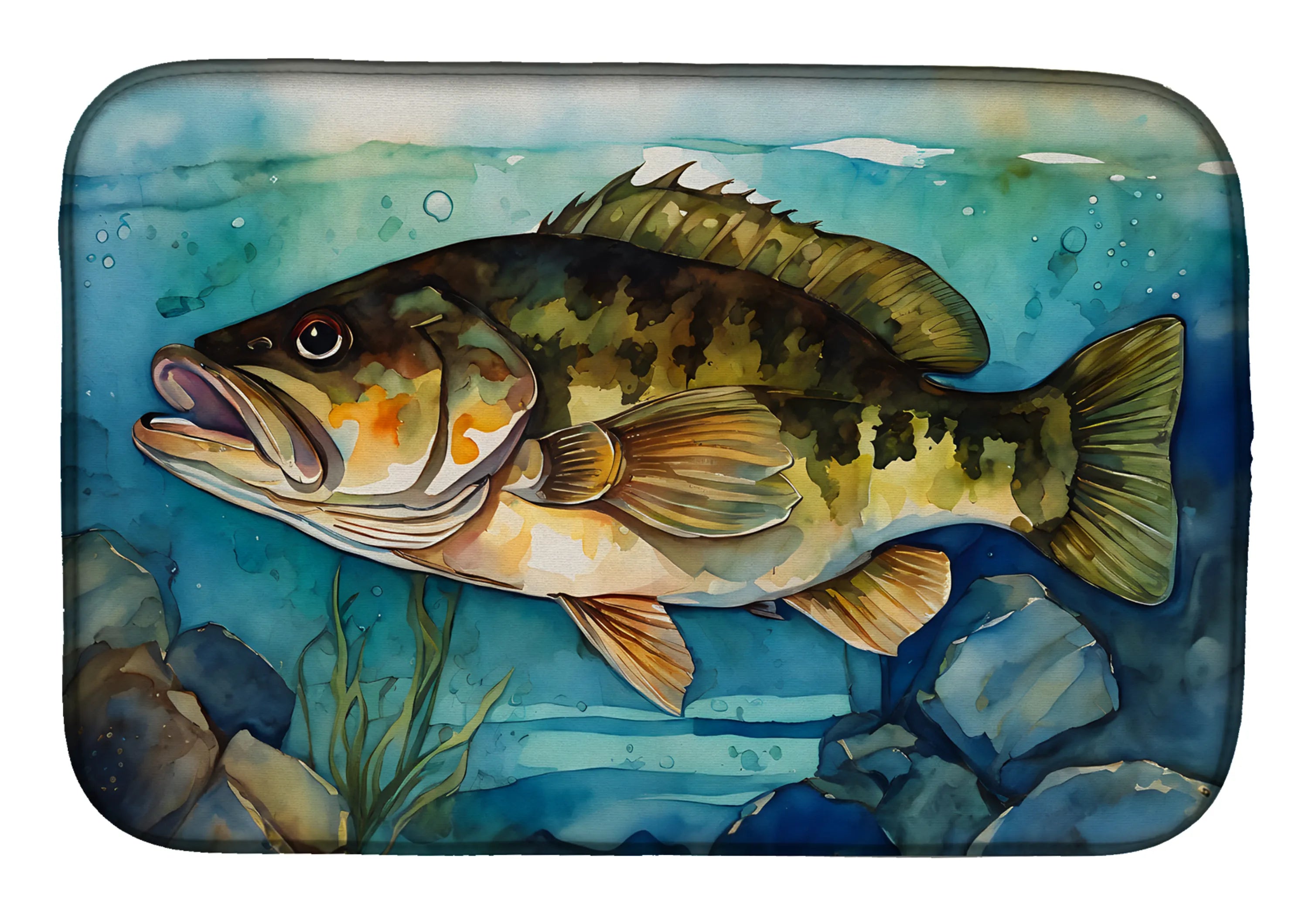 Nautical Collection Dish Drying Mat - Size: 14  X 21" | Pack Of: 1 | Collection name: Nautical collection