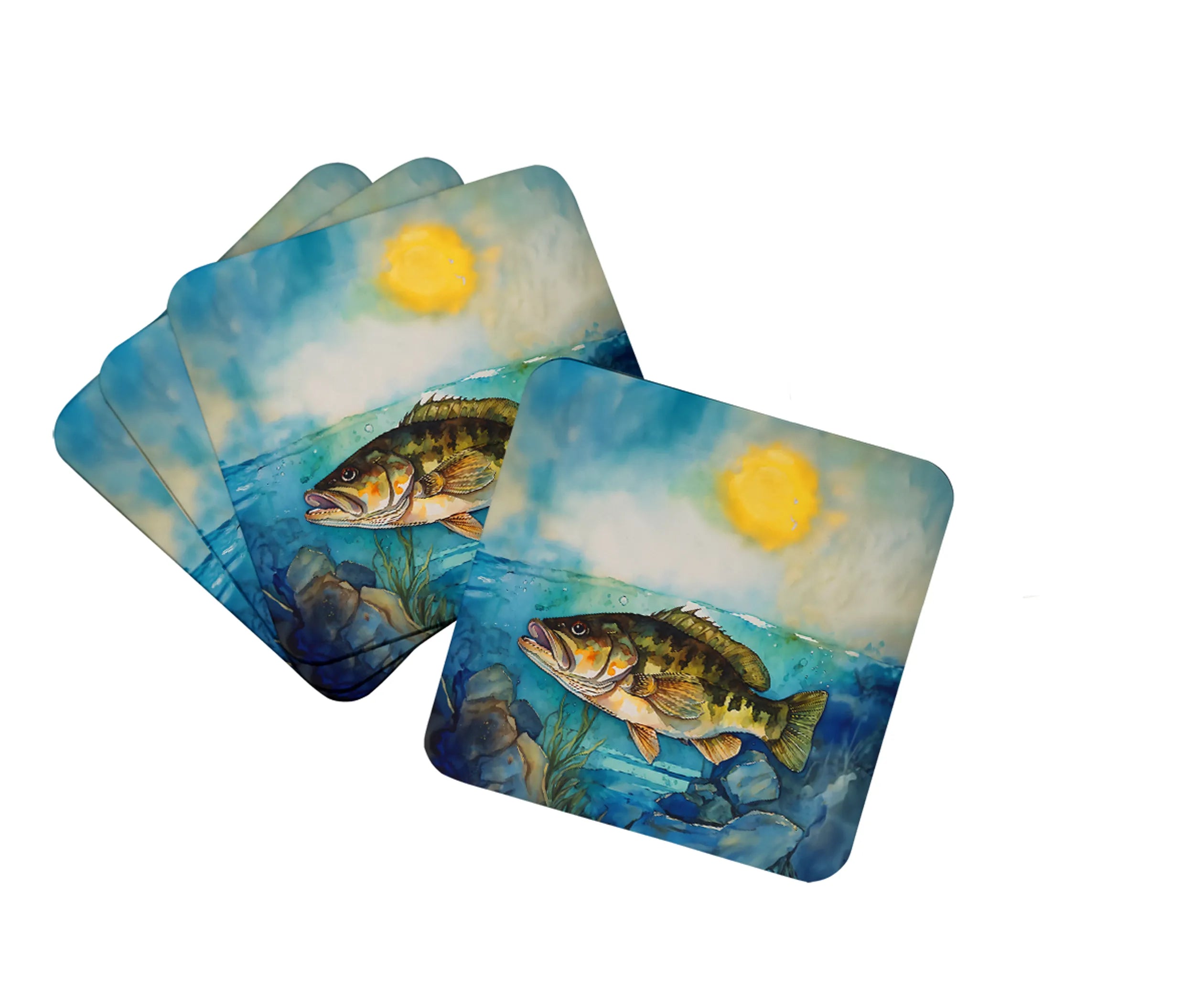 Nautical Collection Foam Coasters - Size: 3.5 | Pack Of: 1 | Collection name: Nautical collection