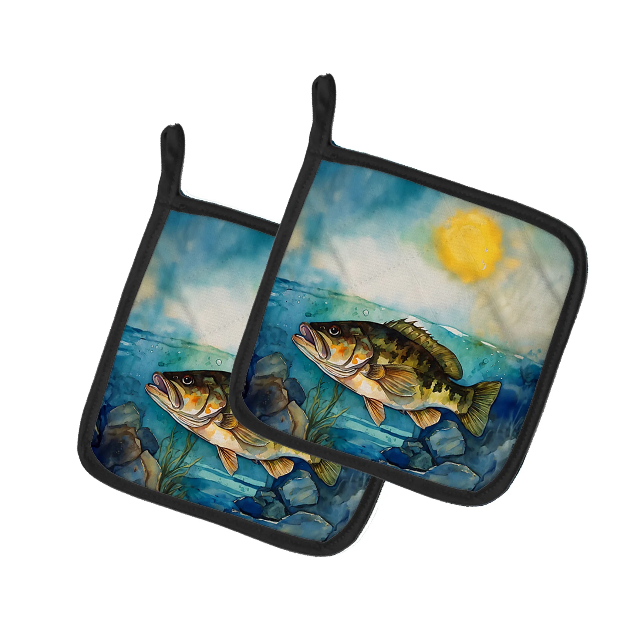 Nautical Collection Pair of Pot Holders - Size: 7.5HX7.5W | Pack Of: 1 | Collection name: Nautical collection