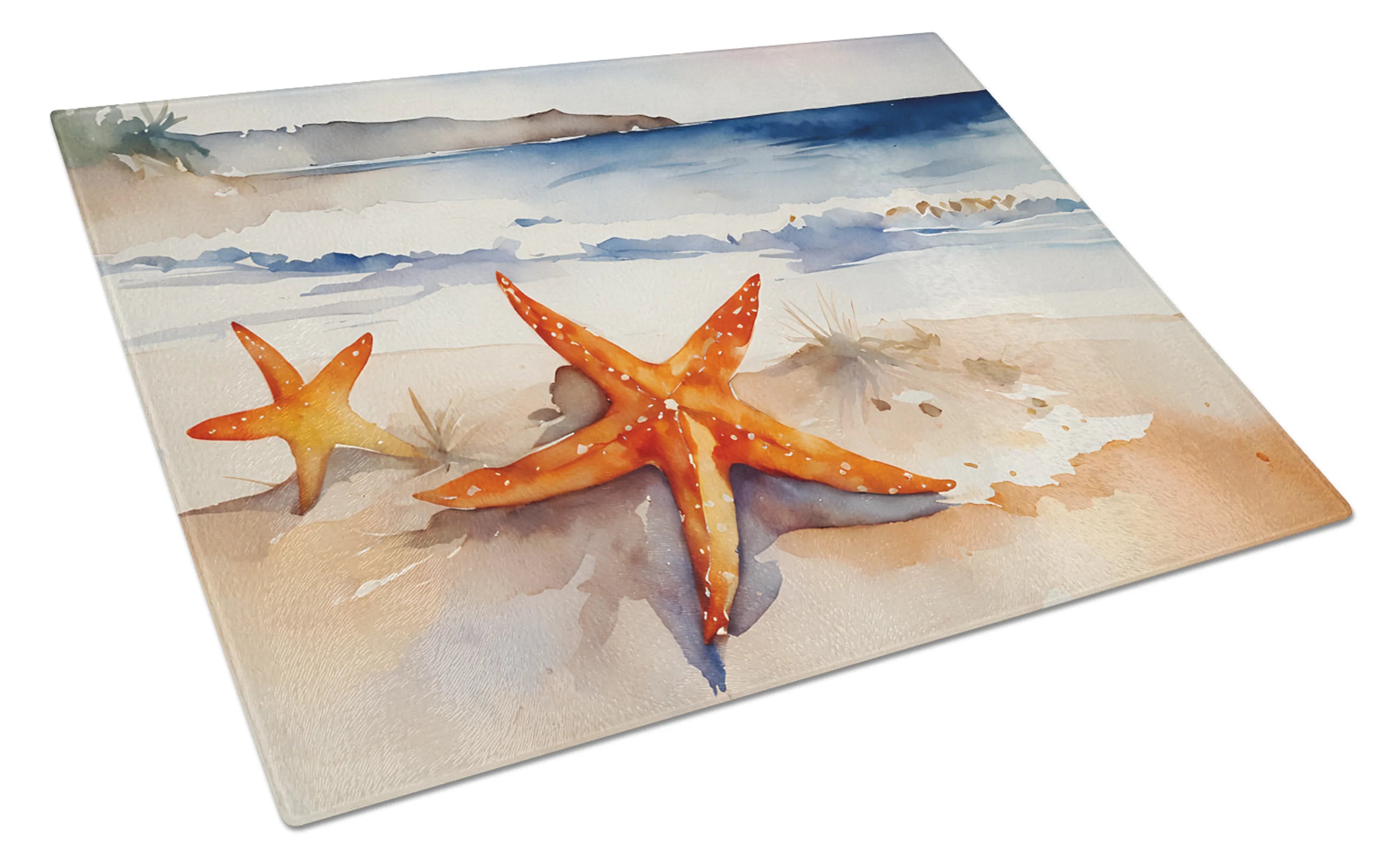 Nautical Collection Glass Cutting Board - Size: LARGE | Pack Of: 1 | Collection name: Nautical collection