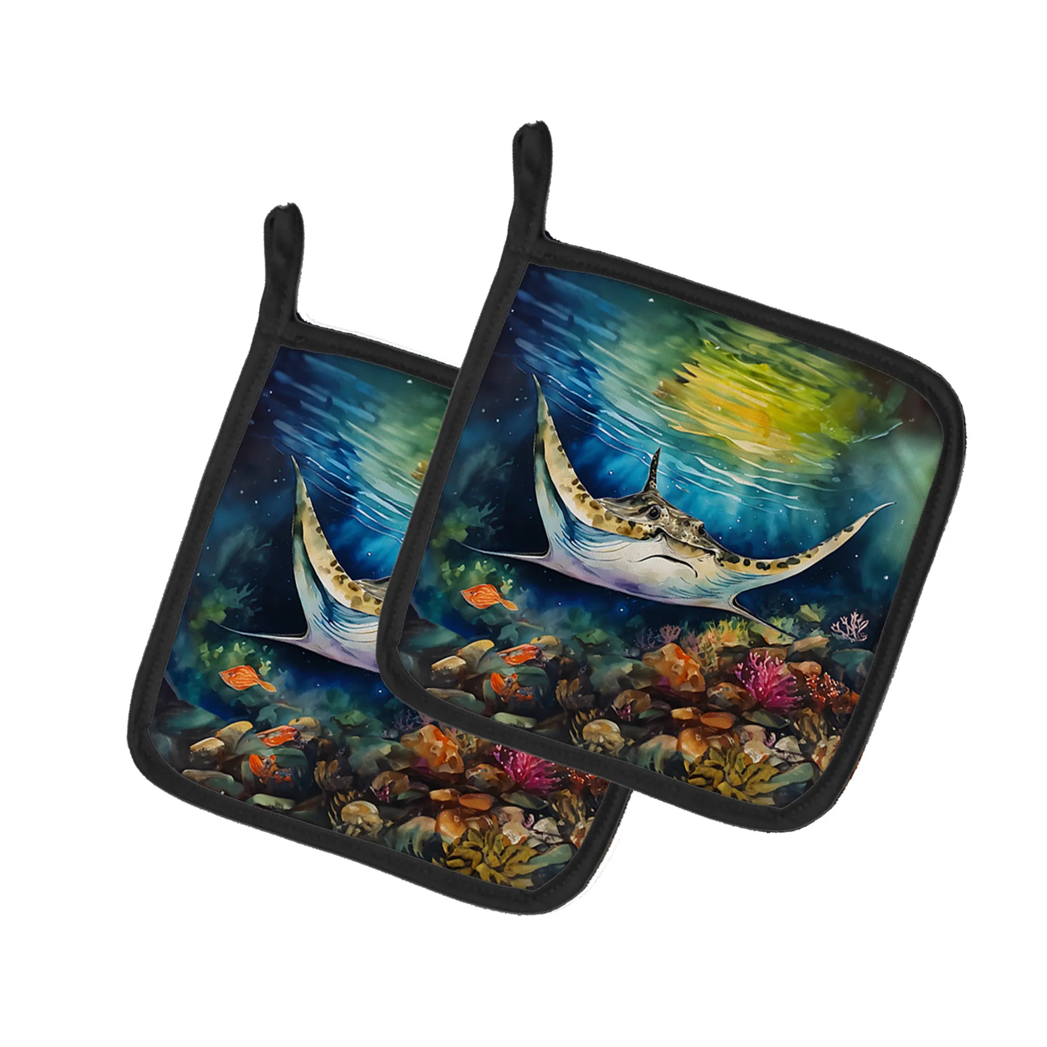Nautical Collection Pair of Pot Holders - Size: 7.5HX7.5W | Pack Of: 1 | Collection name: Nautical collection
