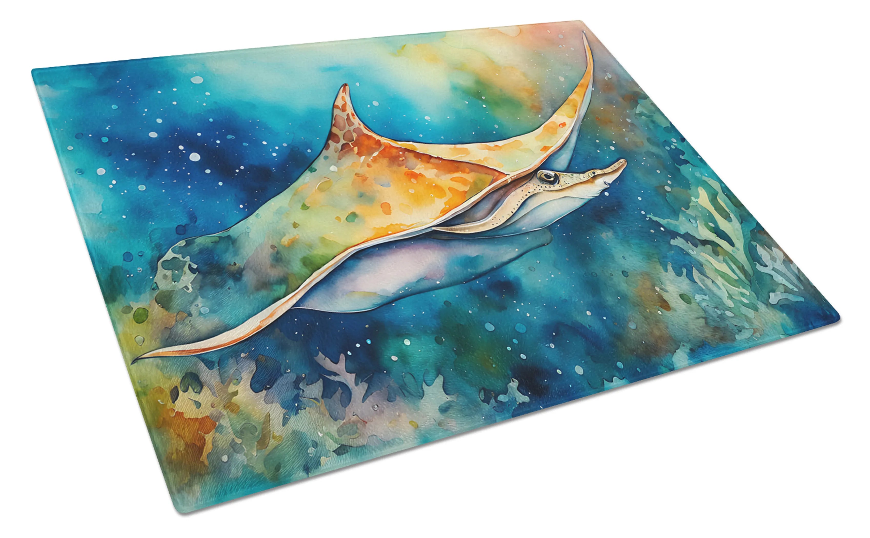 Nautical Collection Glass Cutting Board - Size: LARGE | Pack Of: 1 | Collection name: Nautical collection