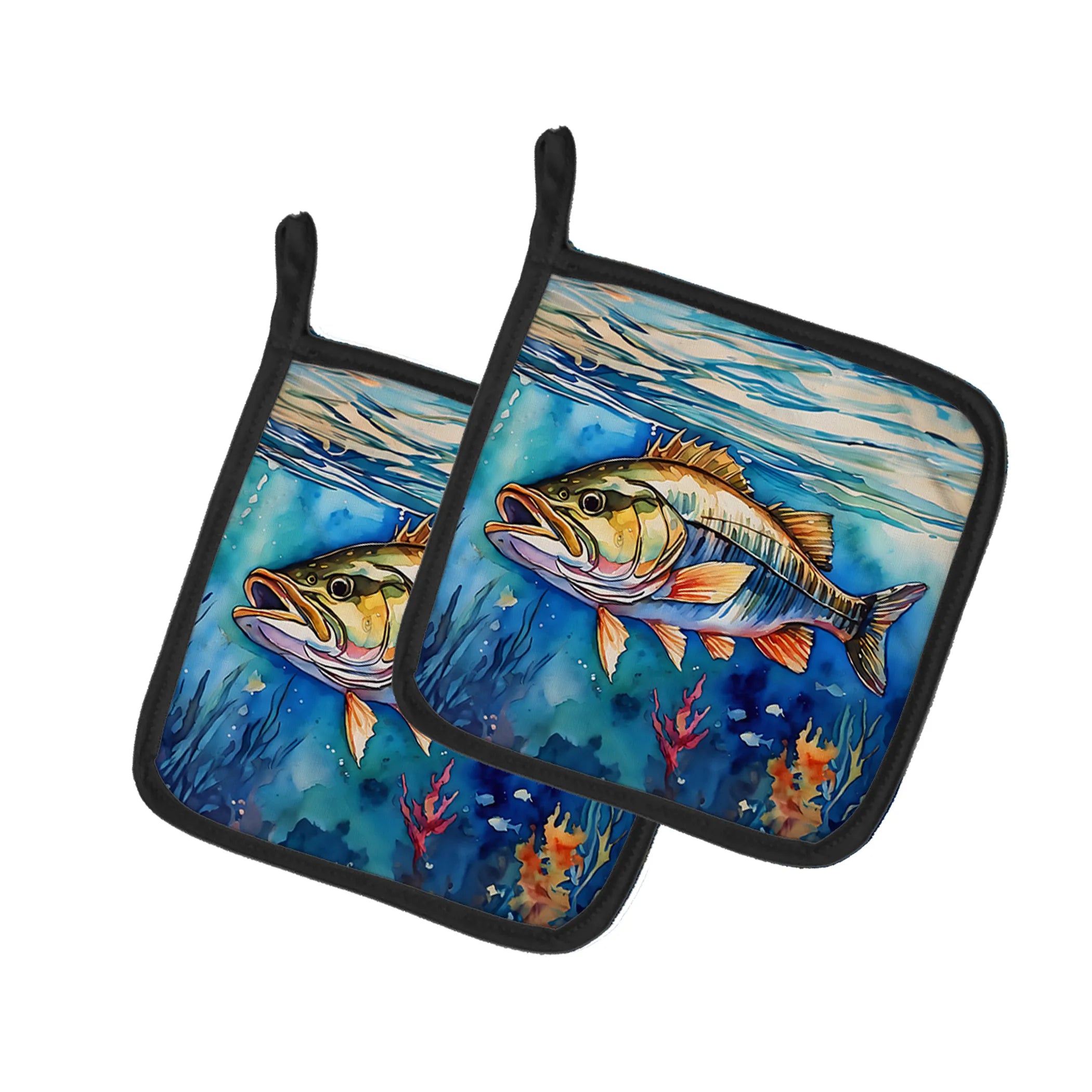 Nautical Collection Pair of Pot Holders - Size: 7.5HX7.5W | Pack Of: 1 | Collection name: Nautical collection