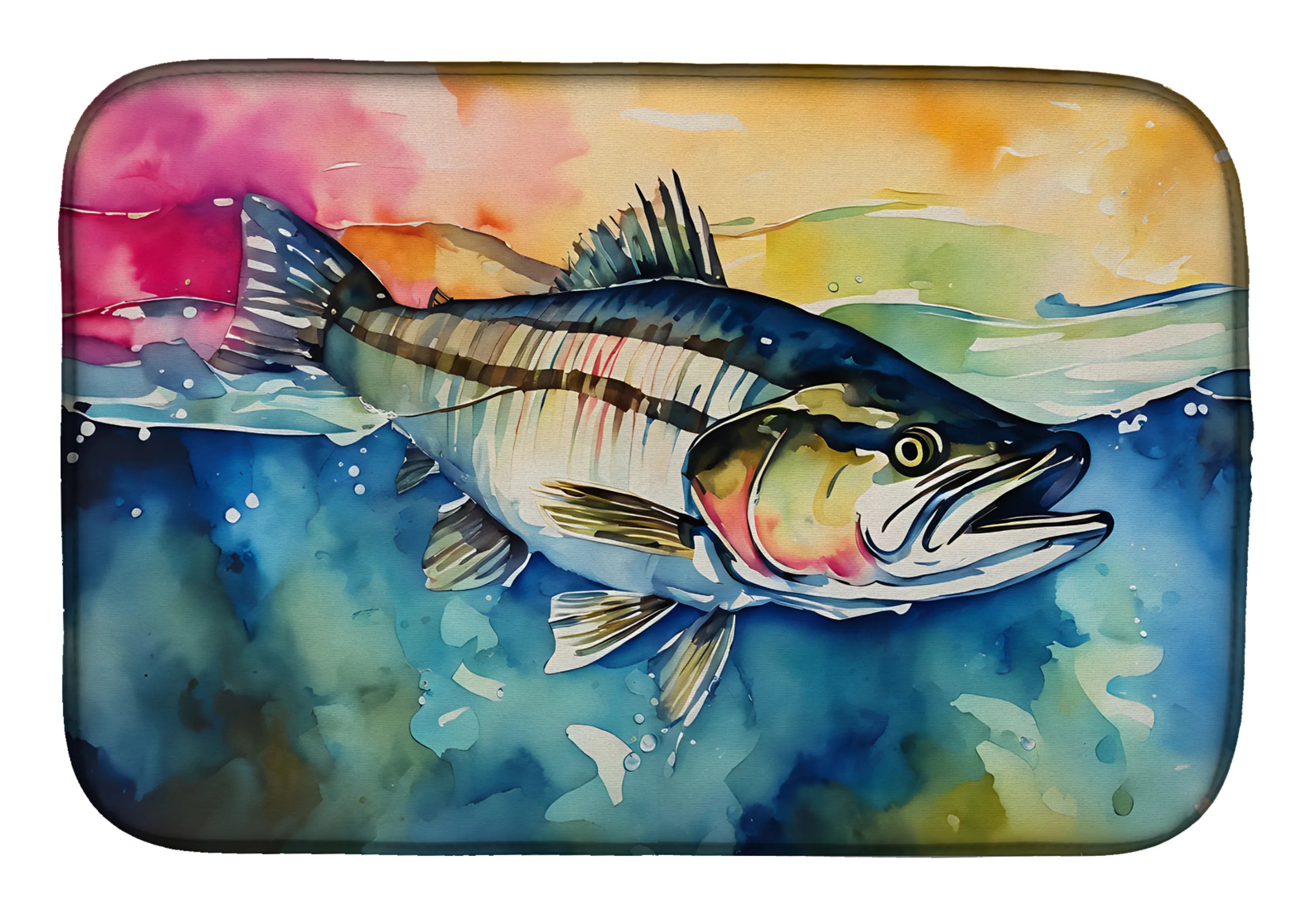 Nautical Collection Dish Drying Mat - Size: 14  X 21" | Pack Of: 1 | Collection name: Nautical collection