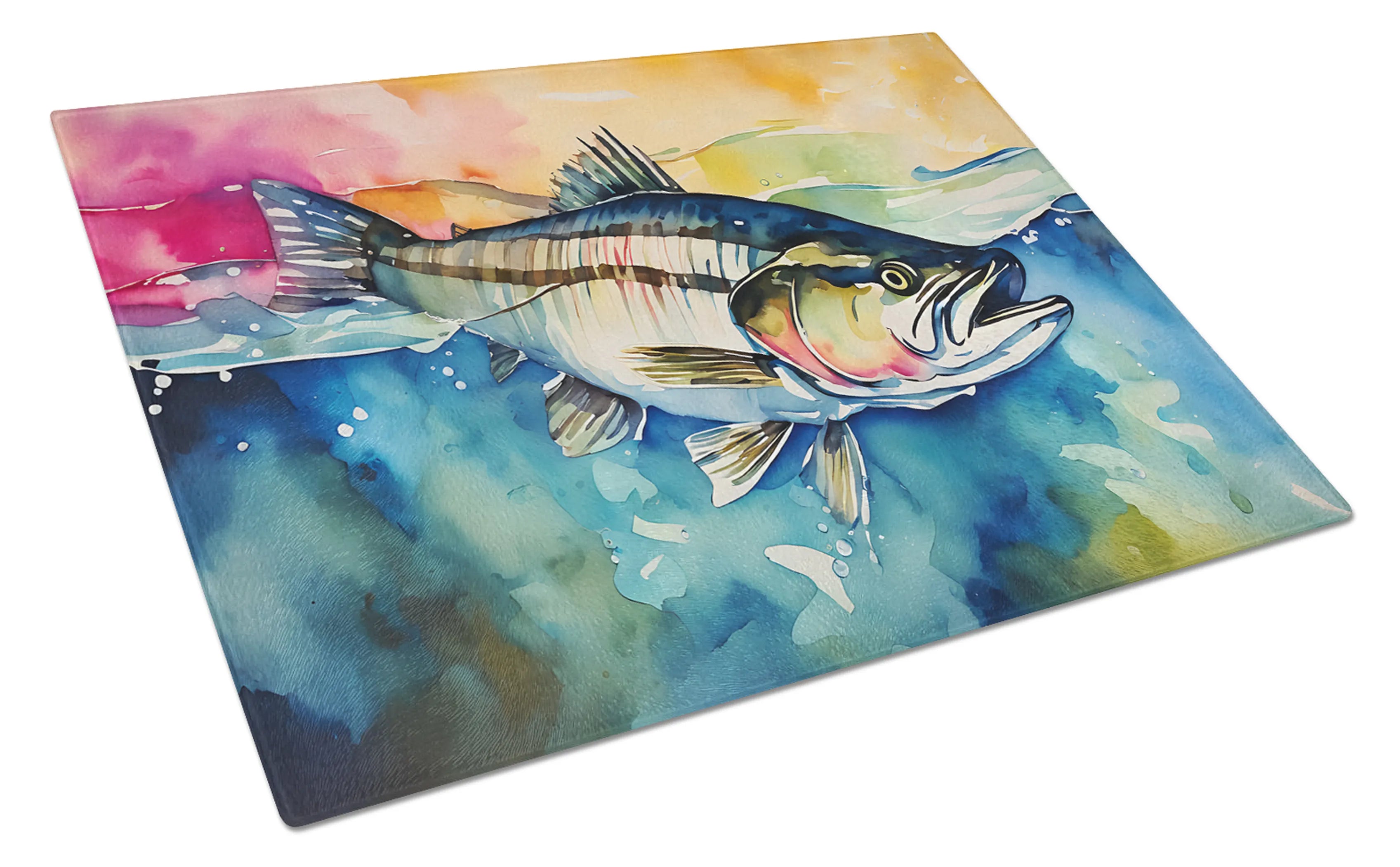 Nautical Collection Glass Cutting Board - Size: LARGE | Pack Of: 1 | Collection name: Nautical collection