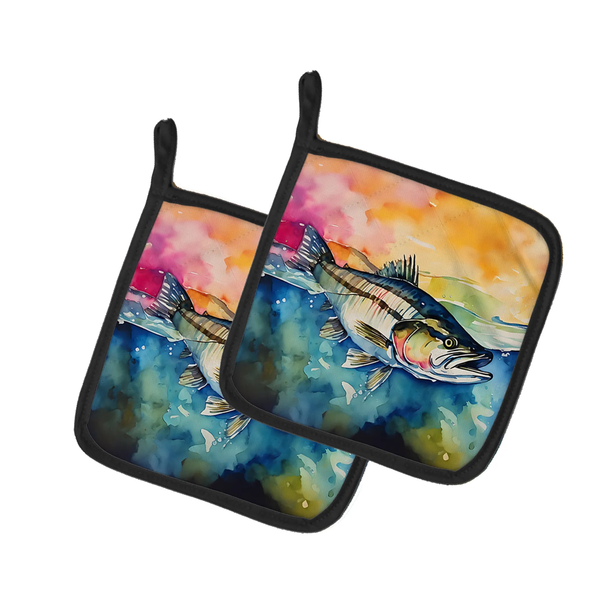 Nautical Collection Pair of Pot Holders - Size: 7.5HX7.5W | Pack Of: 1 | Collection name: Nautical collection
