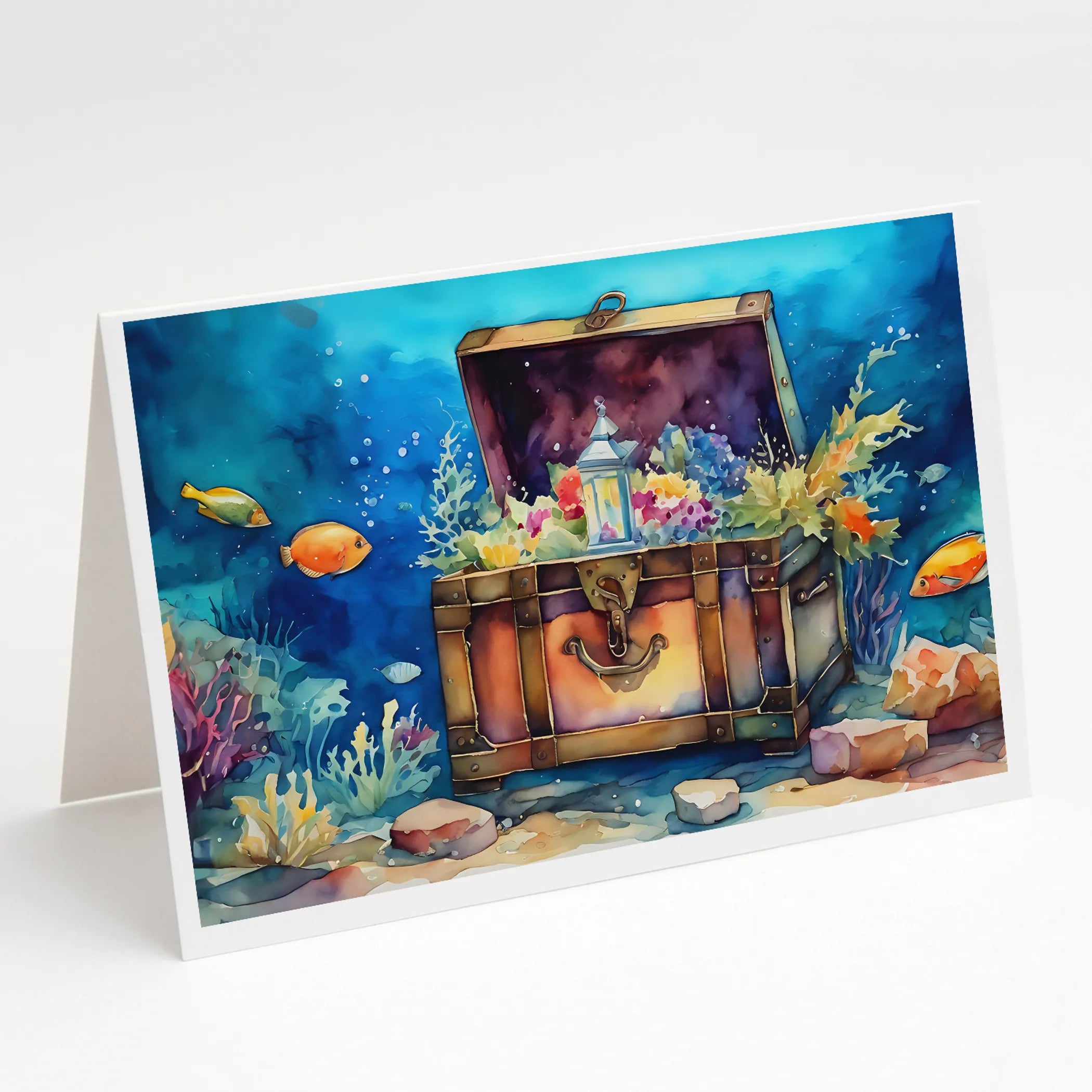 Nautical Collection Greeting Cards  - Size: 5X7 | Pack Of: 8 | Collection name: Nautical collection