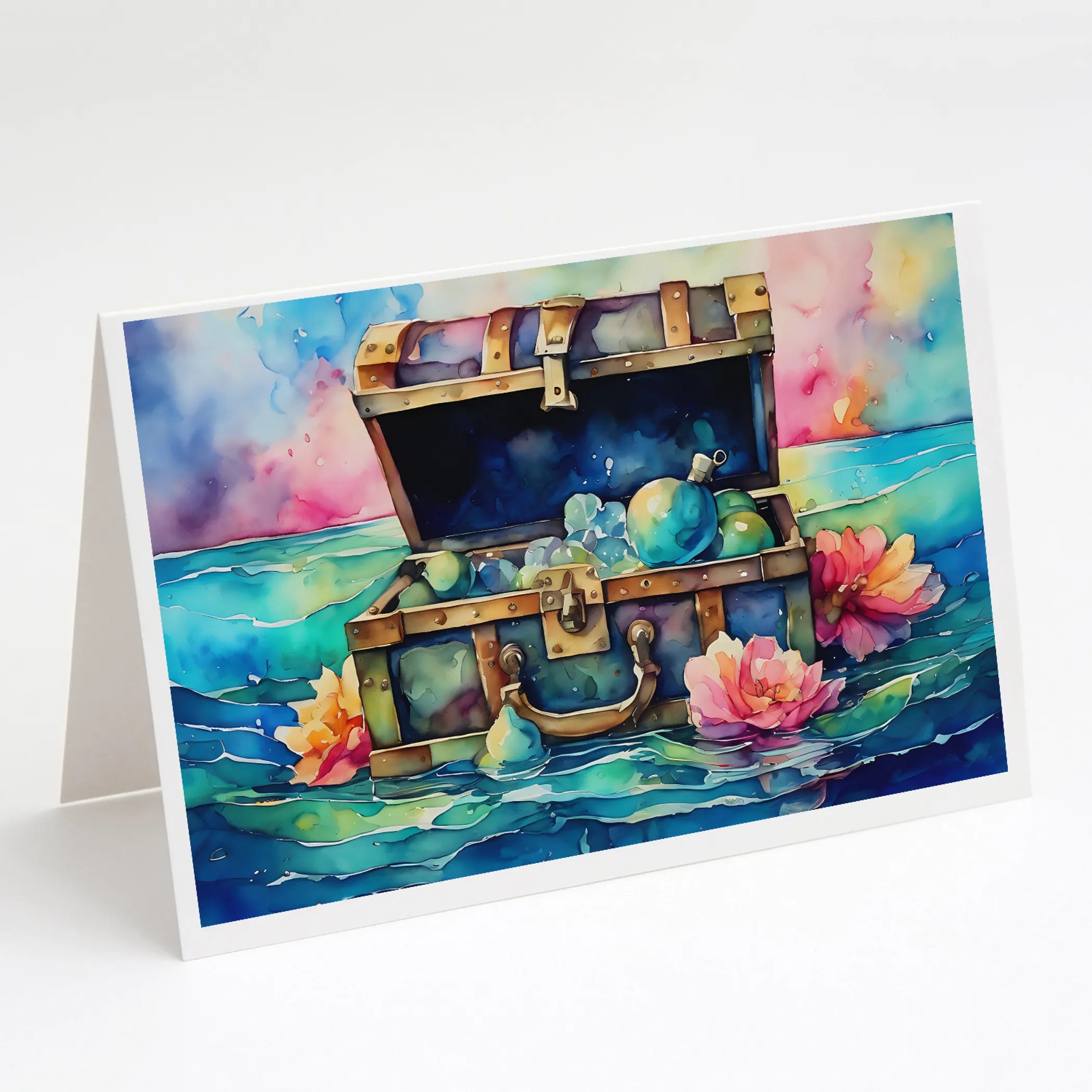 Nautical Collection Greeting Cards  - Size: 5X7 | Pack Of: 8 | Collection name: Nautical collection