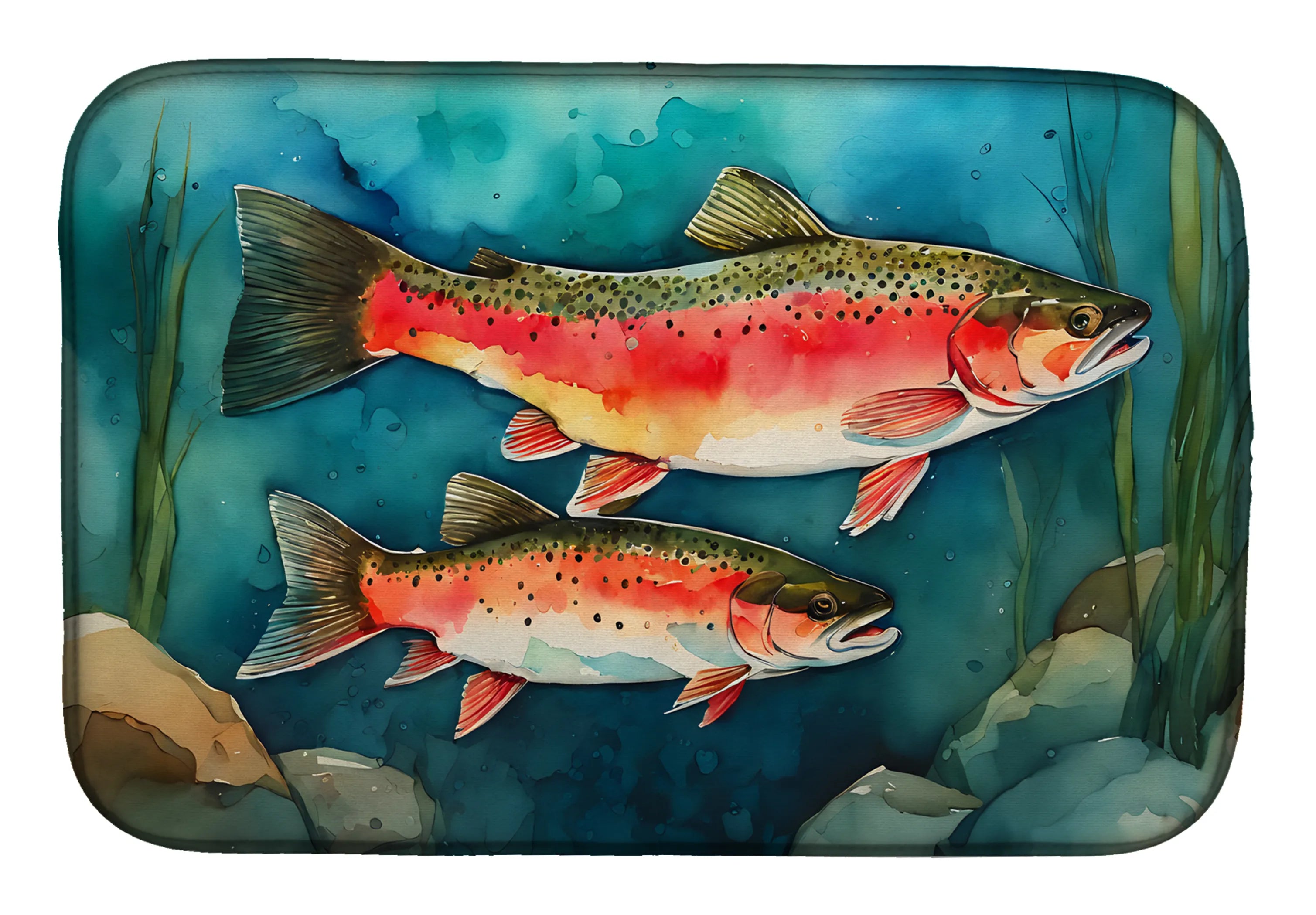 Nautical Collection Dish Drying Mat - Size: 14  X 21" | Pack Of: 1 | Collection name: Nautical collection