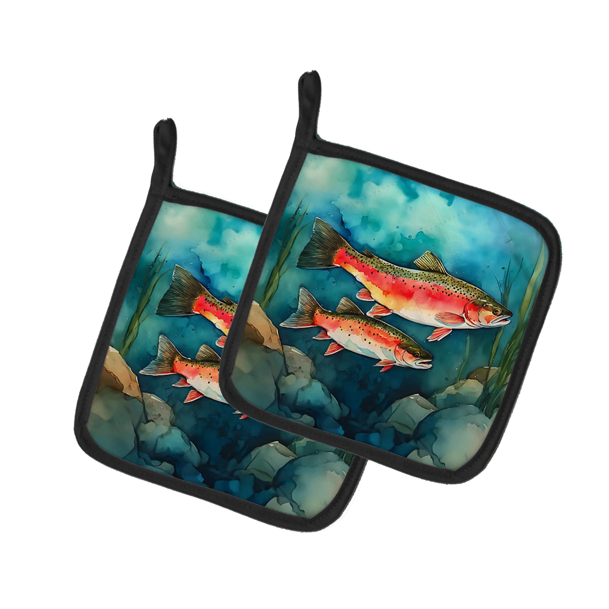 Nautical Collection Pair of Pot Holders - Size: 7.5HX7.5W | Pack Of: 1 | Collection name: Nautical collection
