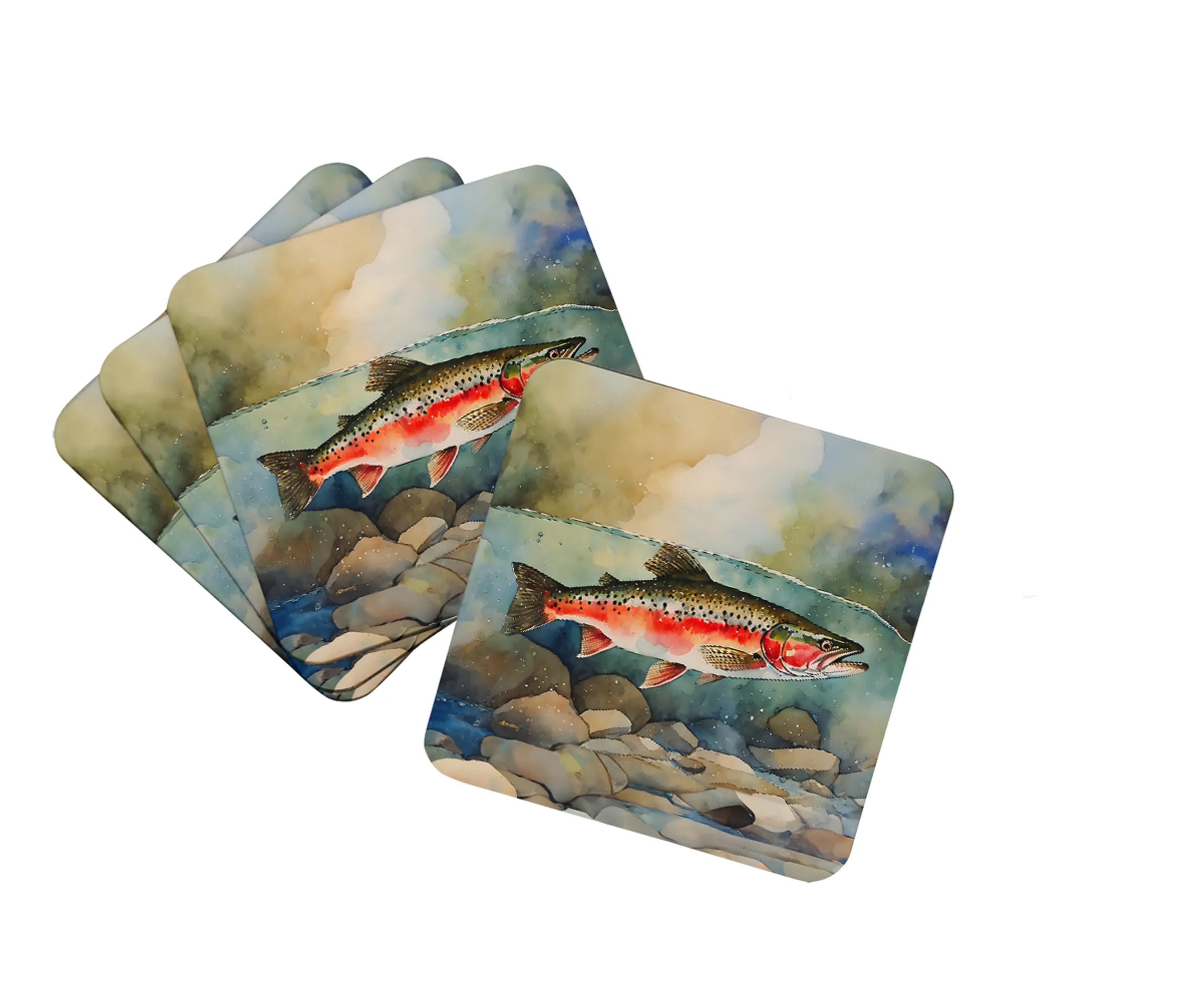 Nautical Collection Foam Coasters - Size: 3.5 | Pack Of: 1 | Collection name: Nautical collection