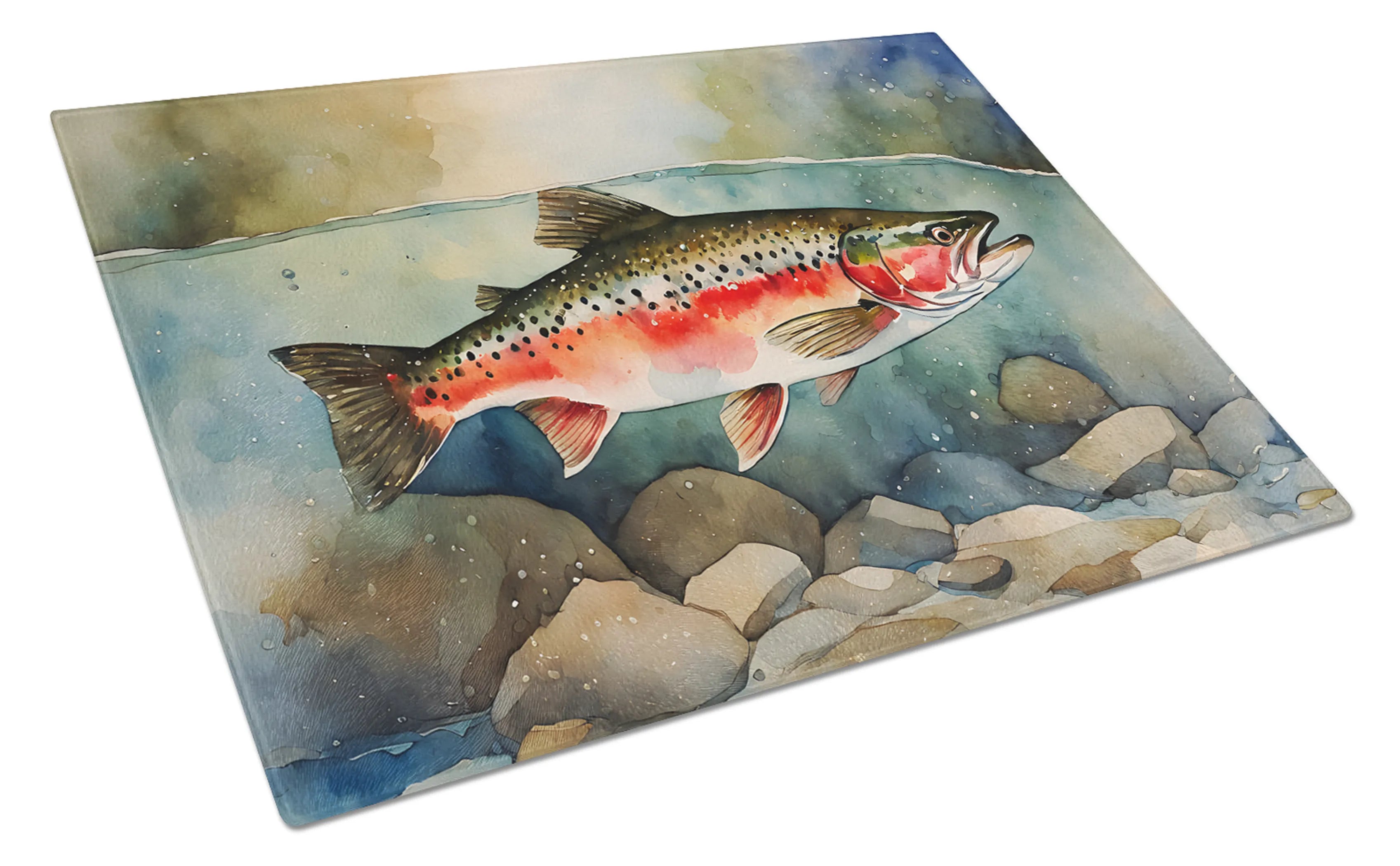 Nautical Collection Glass Cutting Board - Size: LARGE | Pack Of: 1 | Collection name: Nautical collection