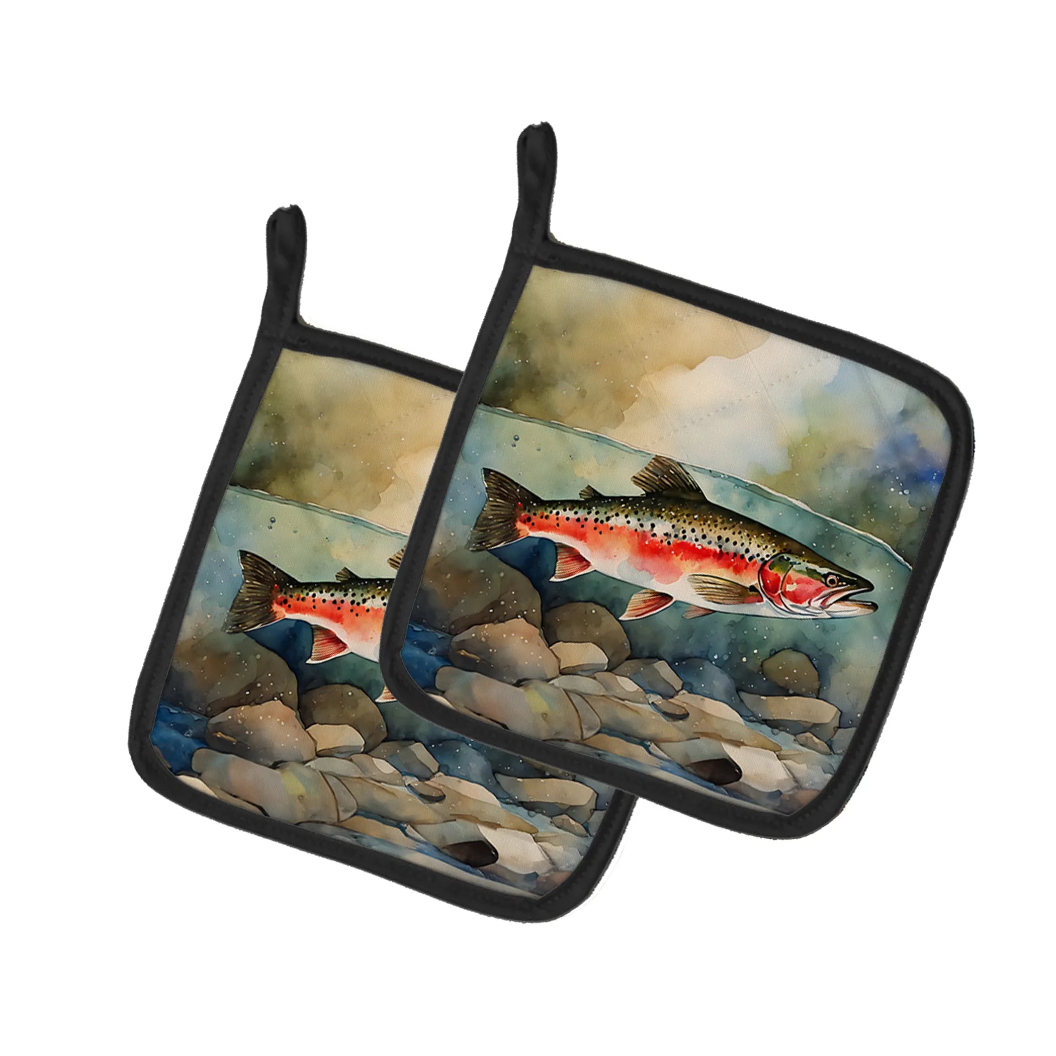 Nautical Collection Pair of Pot Holders - Size: 7.5HX7.5W | Pack Of: 1 | Collection name: Nautical collection