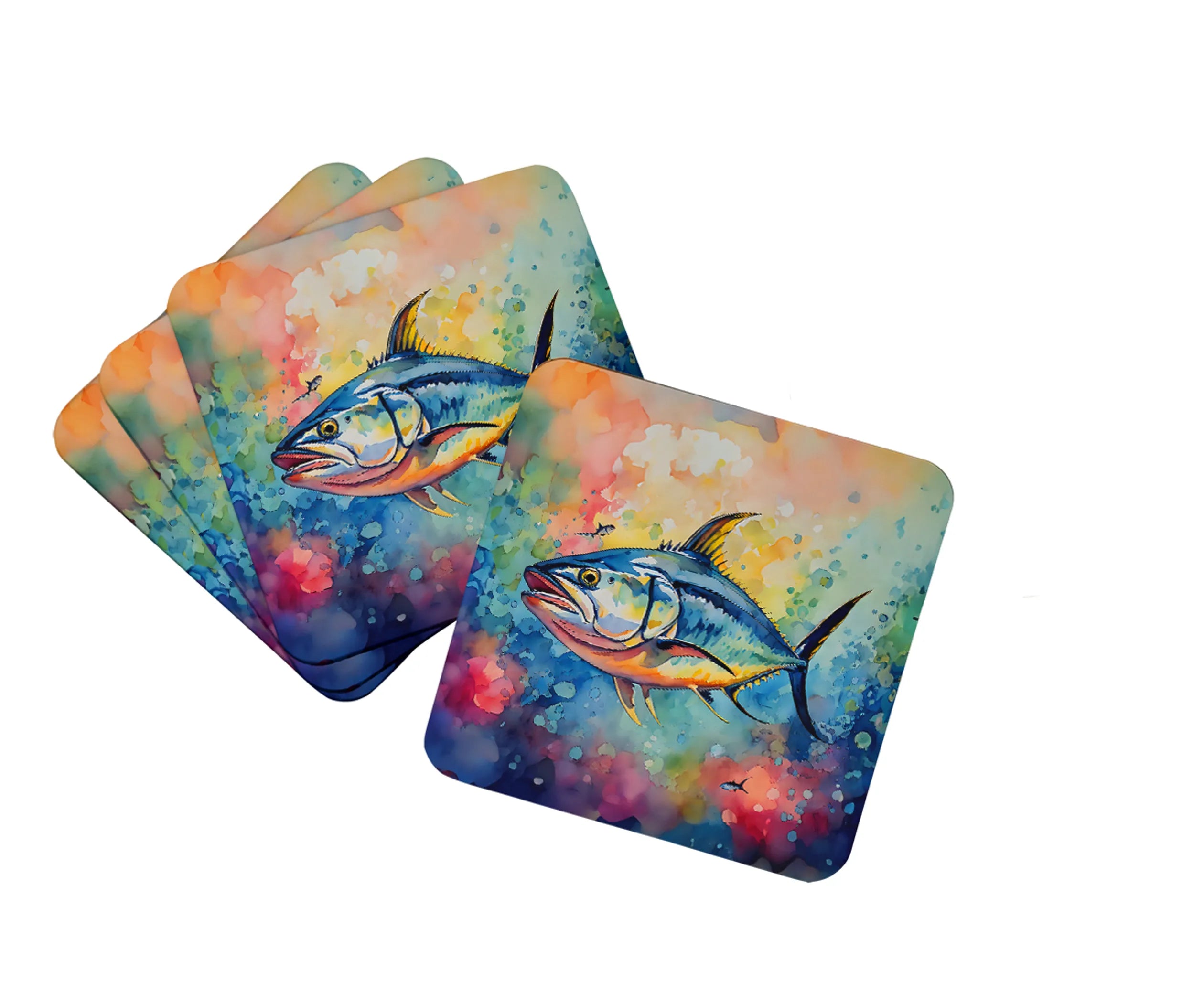 Nautical Collection Foam Coasters - Size: 3.5 | Pack Of: 1 | Collection name: Nautical collection