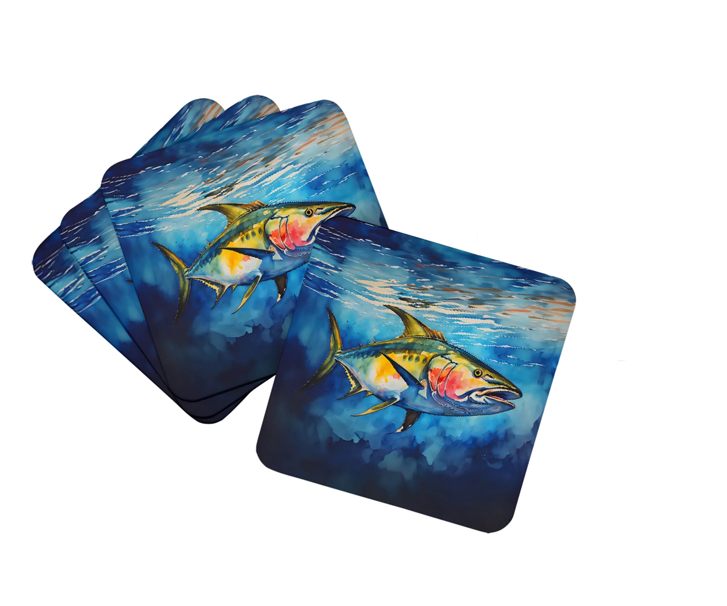Nautical Collection Foam Coasters - Size: 3.5 | Pack Of: 1 | Collection name: Nautical collection