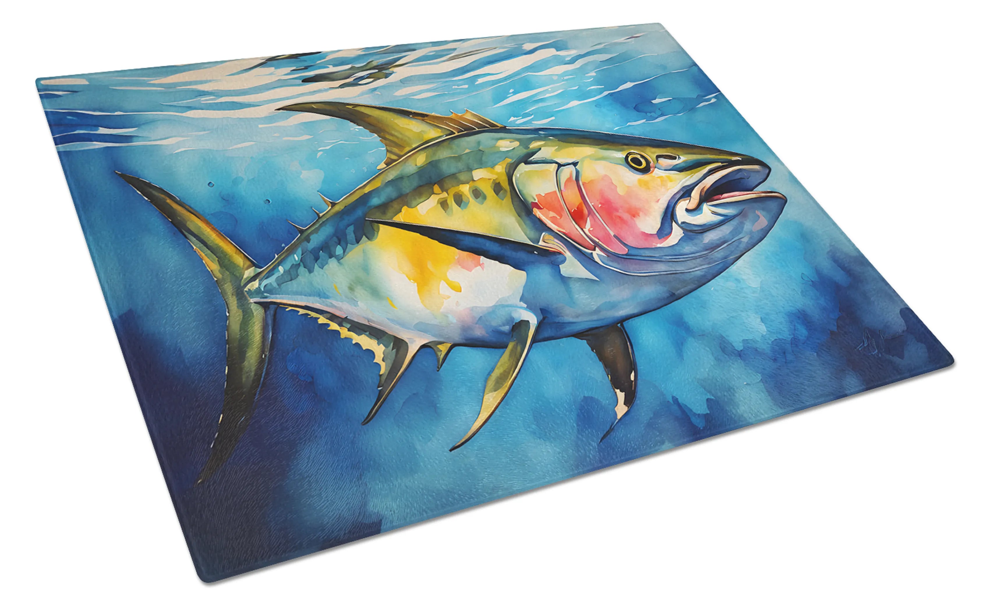 Nautical Collection Glass Cutting Board - Size: LARGE | Pack Of: 1 | Collection name: Nautical collection