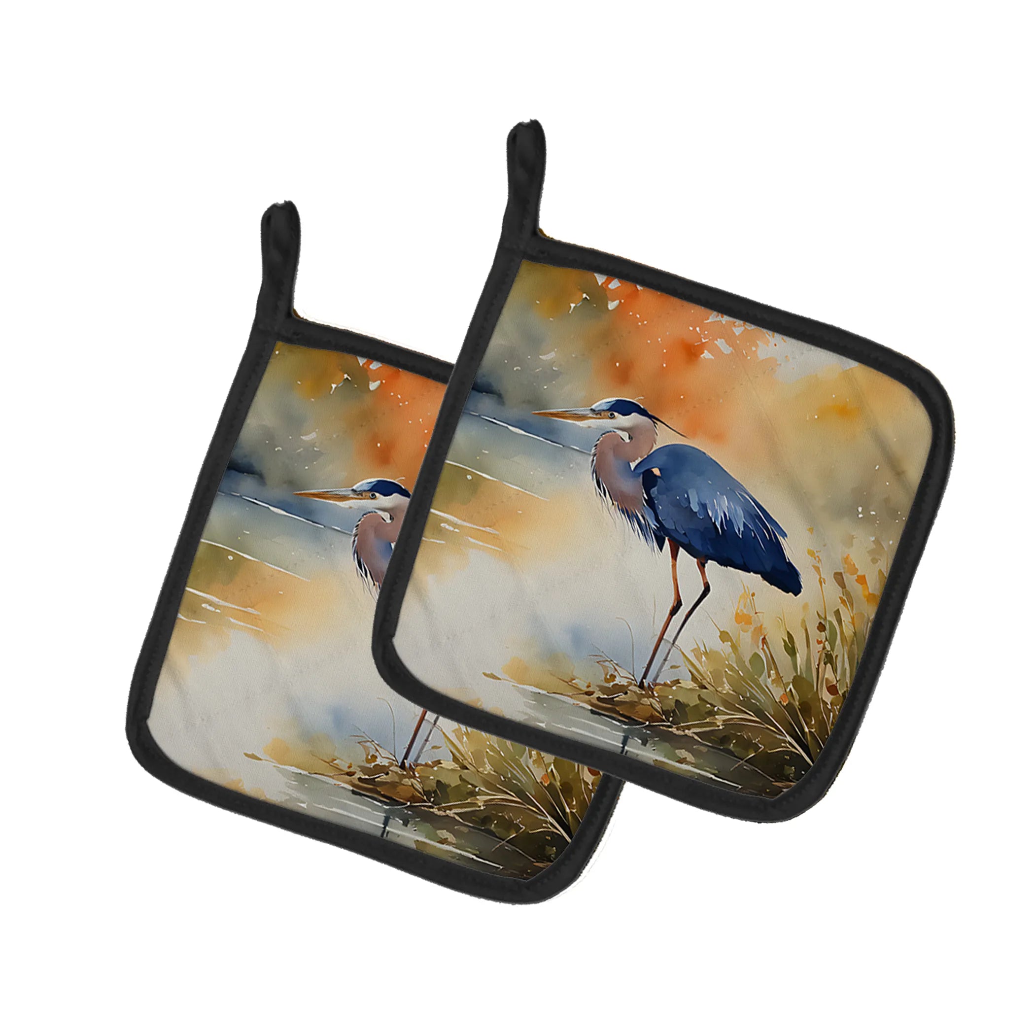 Nautical Collection Pair of Pot Holders - Size: 7.5HX7.5W | Pack Of: 1 | Collection name: Nautical collection