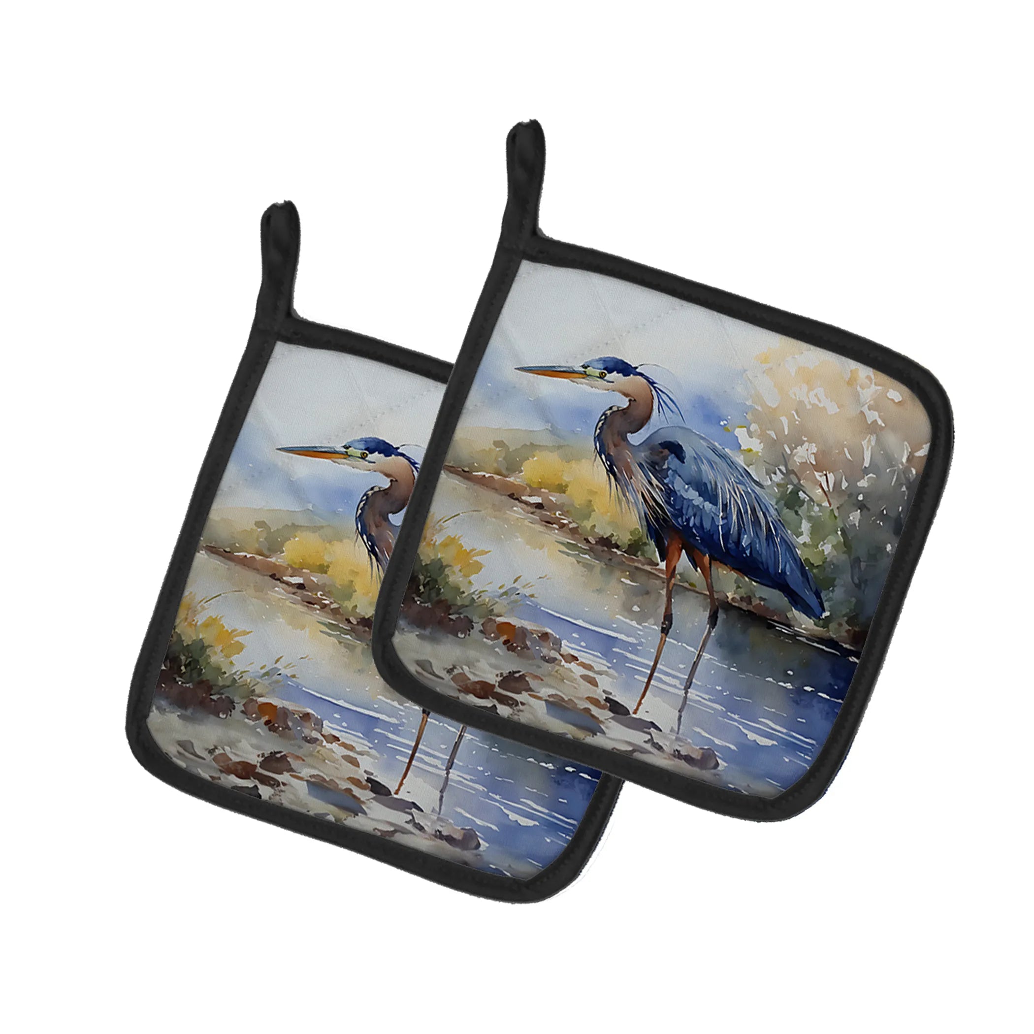 Nautical Collection Pair of Pot Holders - Size: 7.5HX7.5W | Pack Of: 1 | Collection name: Nautical collection