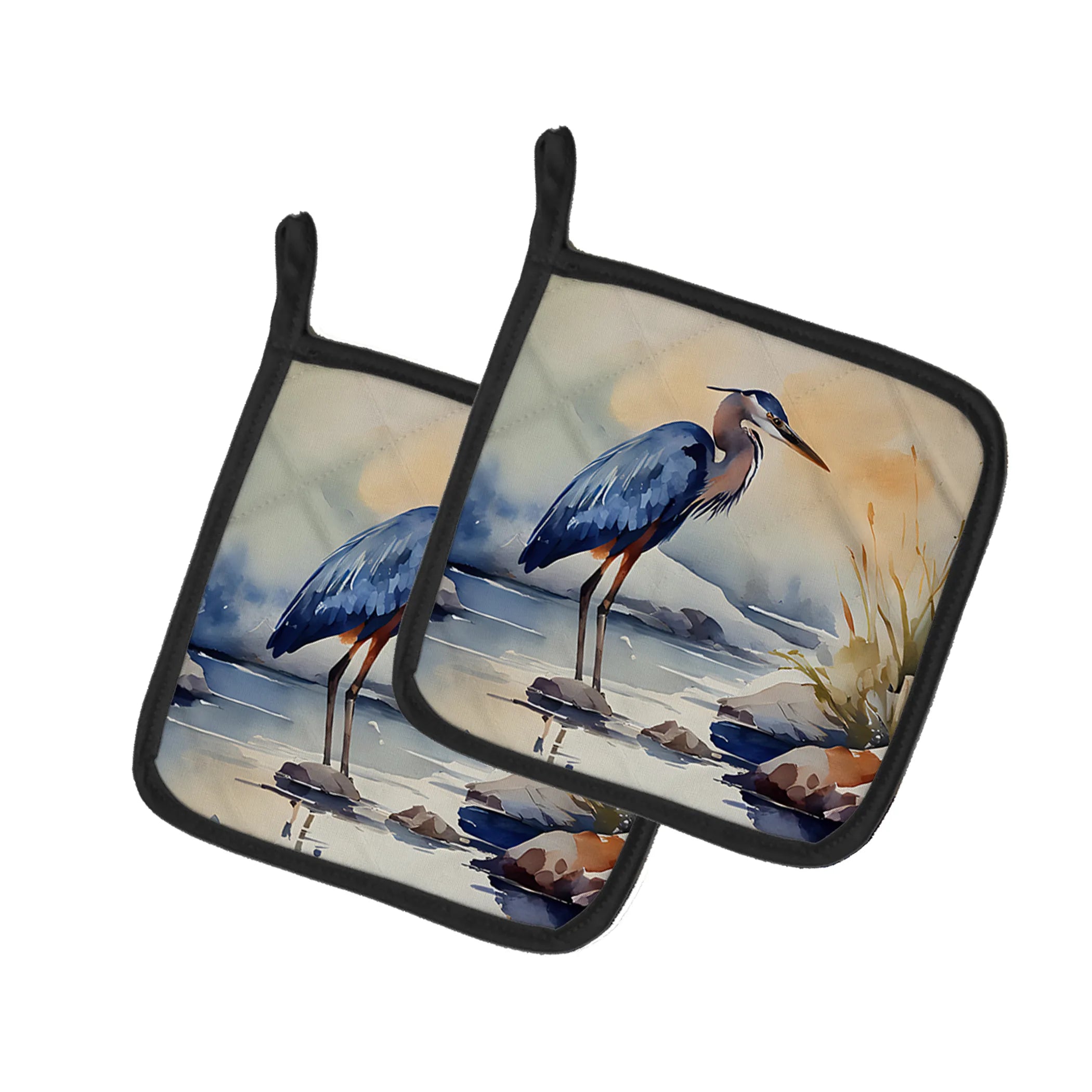 Nautical Collection Pair of Pot Holders - Size: 7.5HX7.5W | Pack Of: 1 | Collection name: Nautical collection