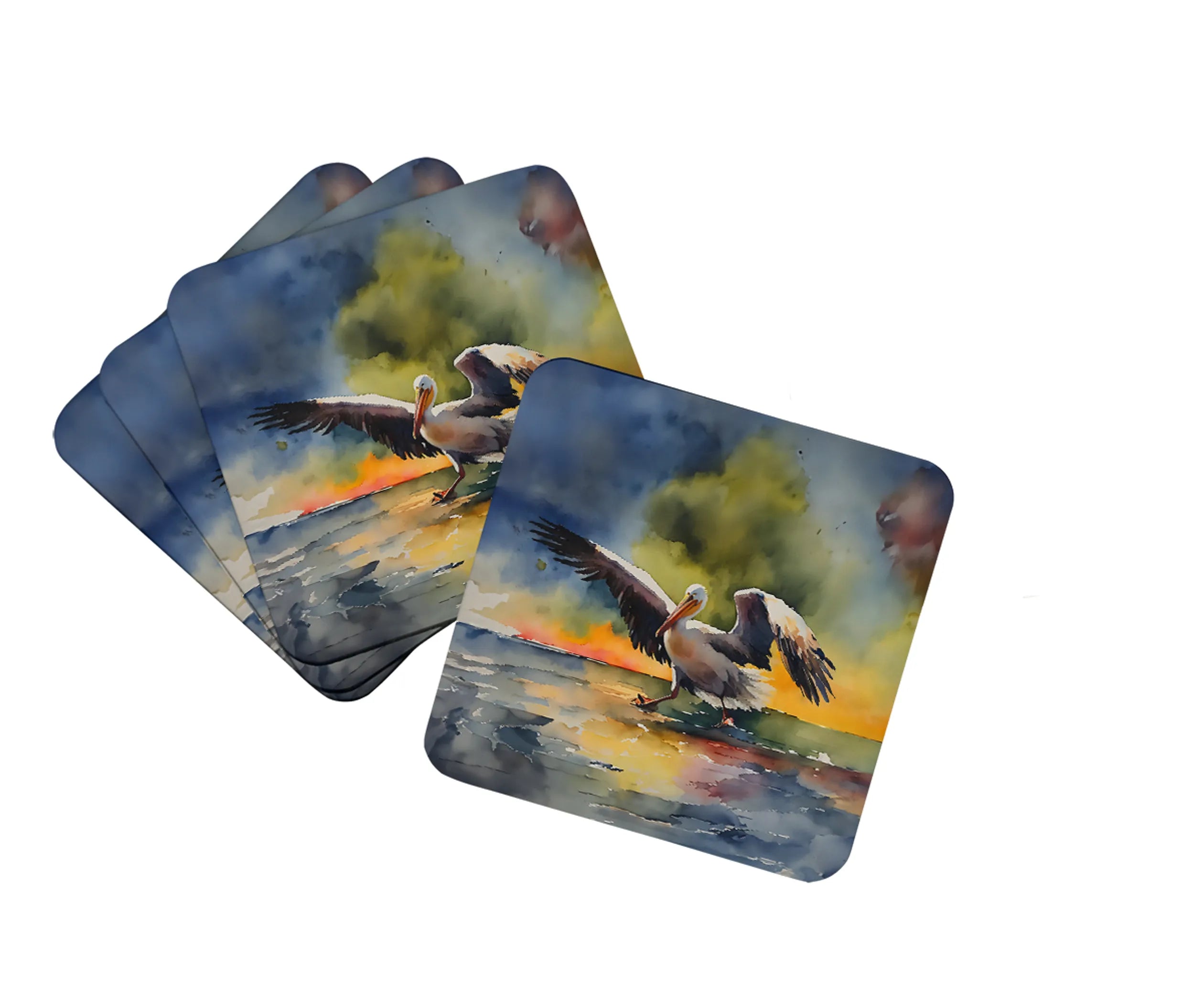 Nautical Collection Foam Coasters - Size: 3.5 | Pack Of: 1 | Collection name: Nautical collection