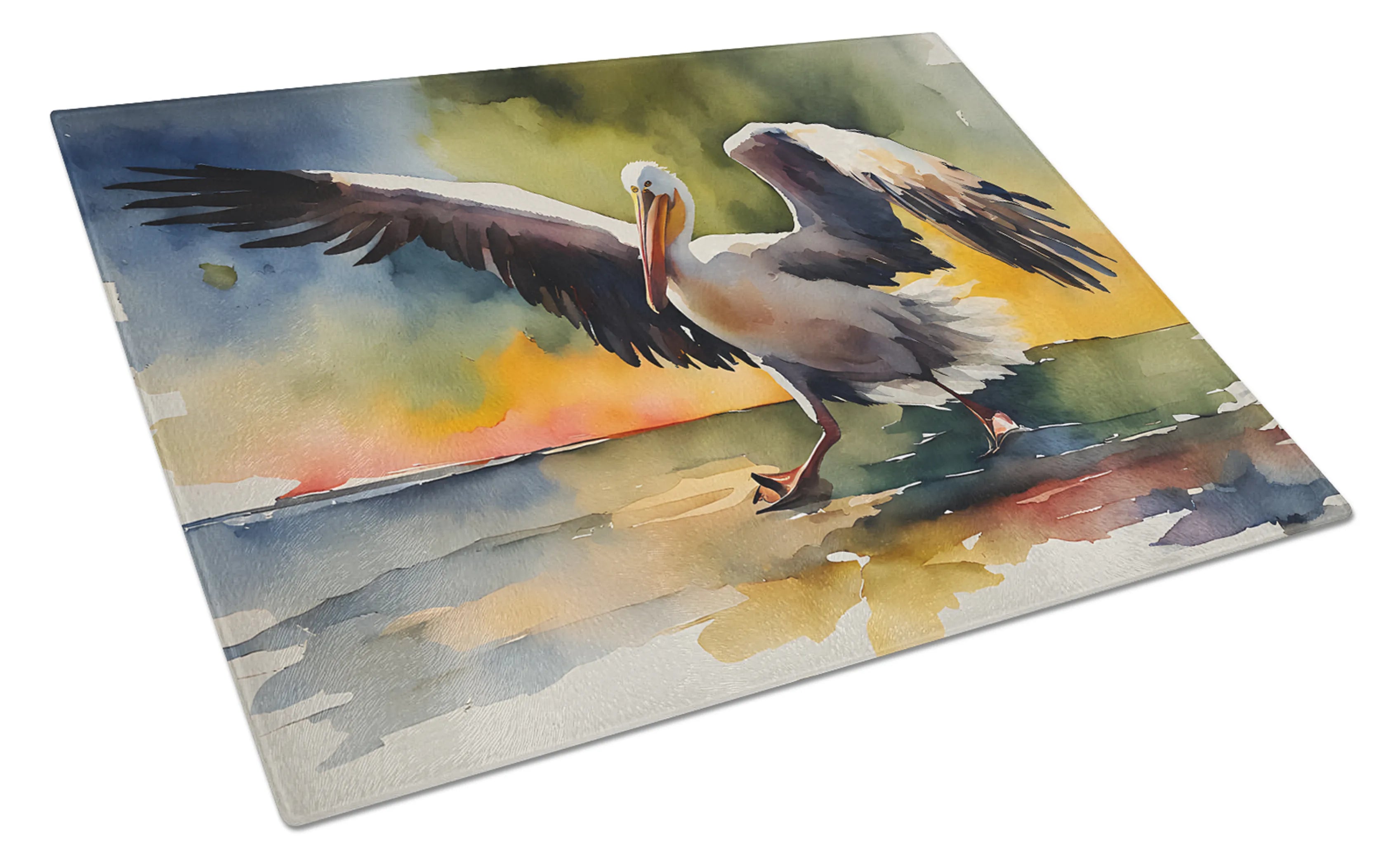 Nautical Collection Glass Cutting Board - Size: LARGE | Pack Of: 1 | Collection name: Nautical collection