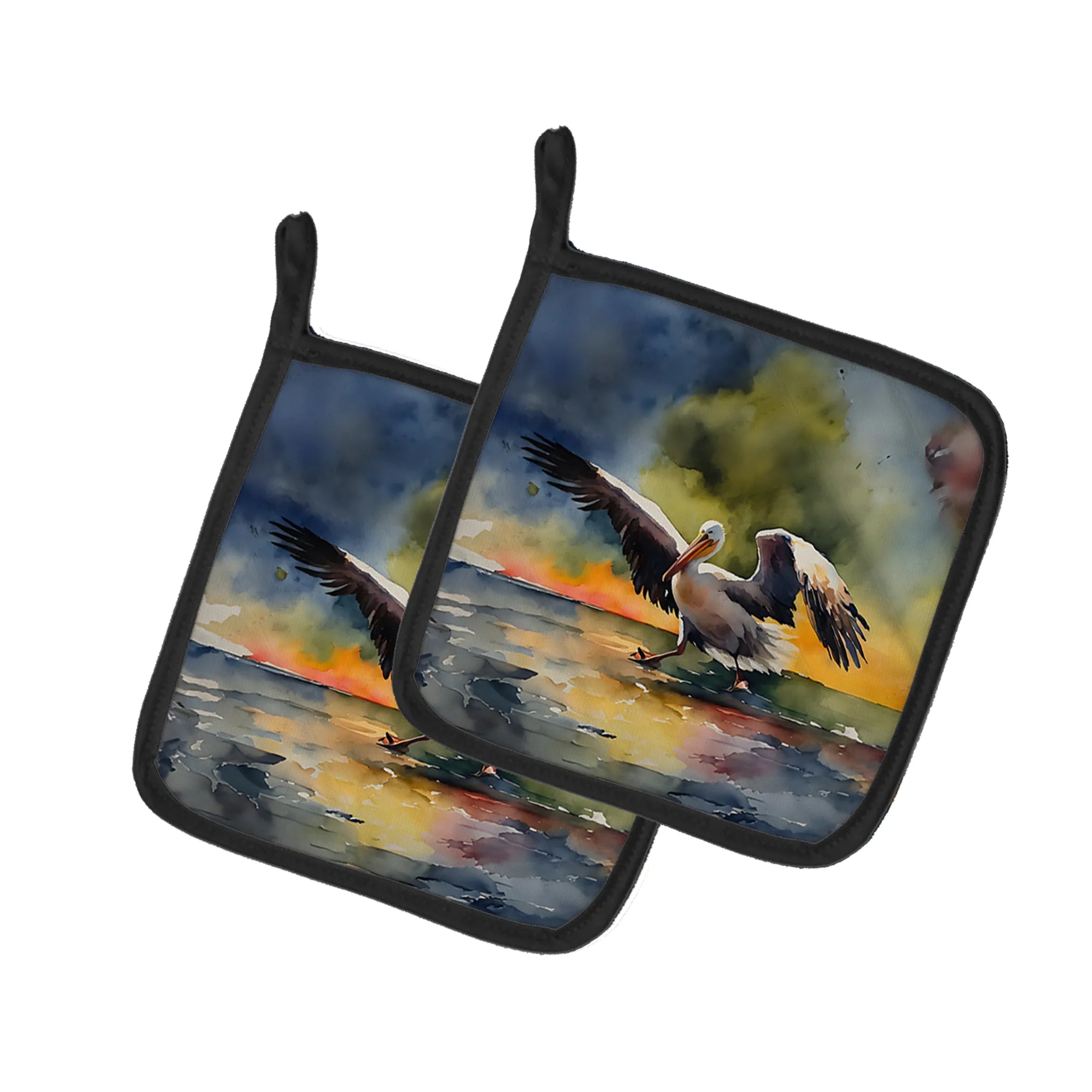 Nautical Collection Pair of Pot Holders - Size: 7.5HX7.5W | Pack Of: 1 | Collection name: Nautical collection