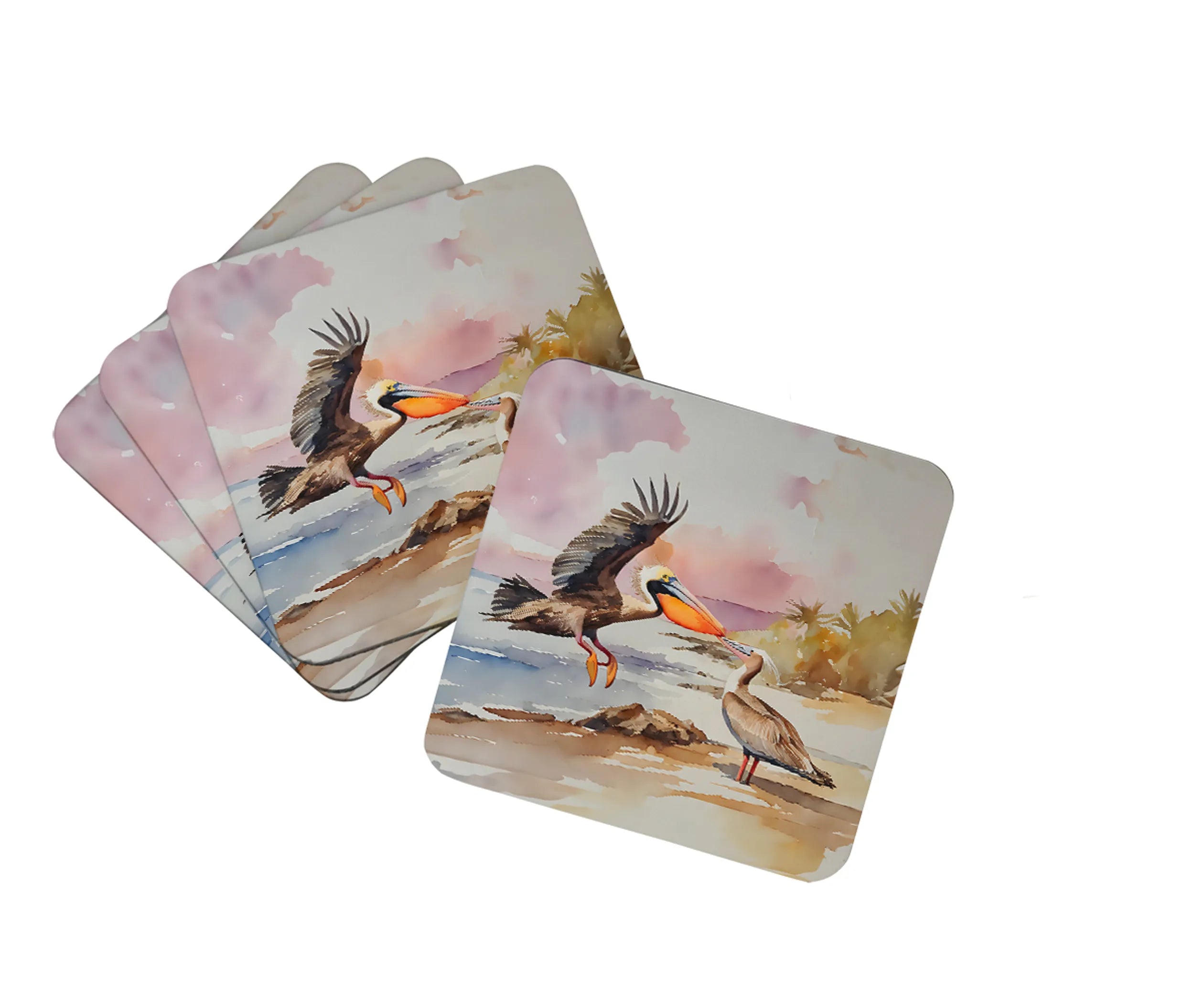 Nautical Collection Foam Coasters - Size: 3.5 | Pack Of: 1 | Collection name: Nautical collection