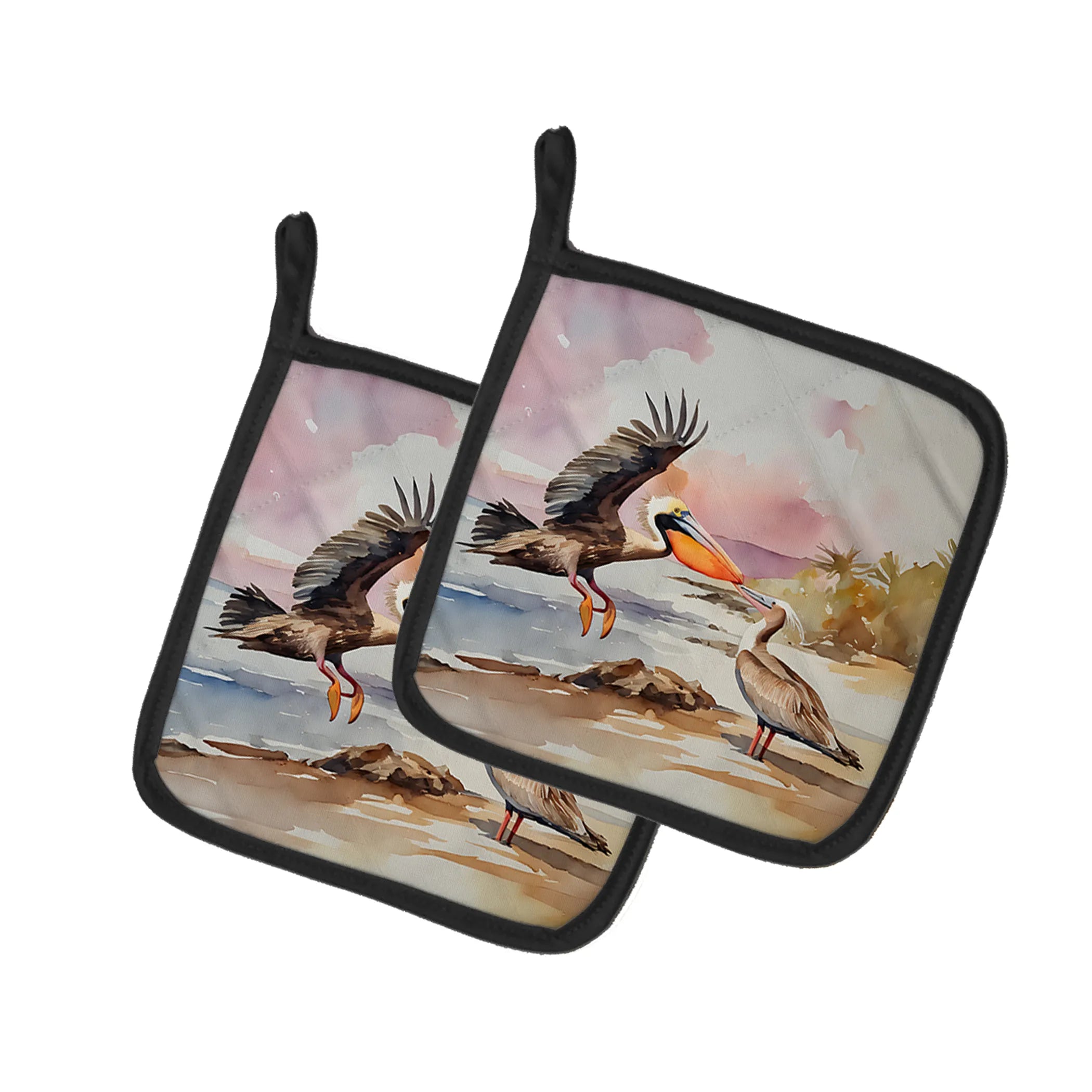 Nautical Collection Pair of Pot Holders - Size: 7.5HX7.5W | Pack Of: 1 | Collection name: Nautical collection