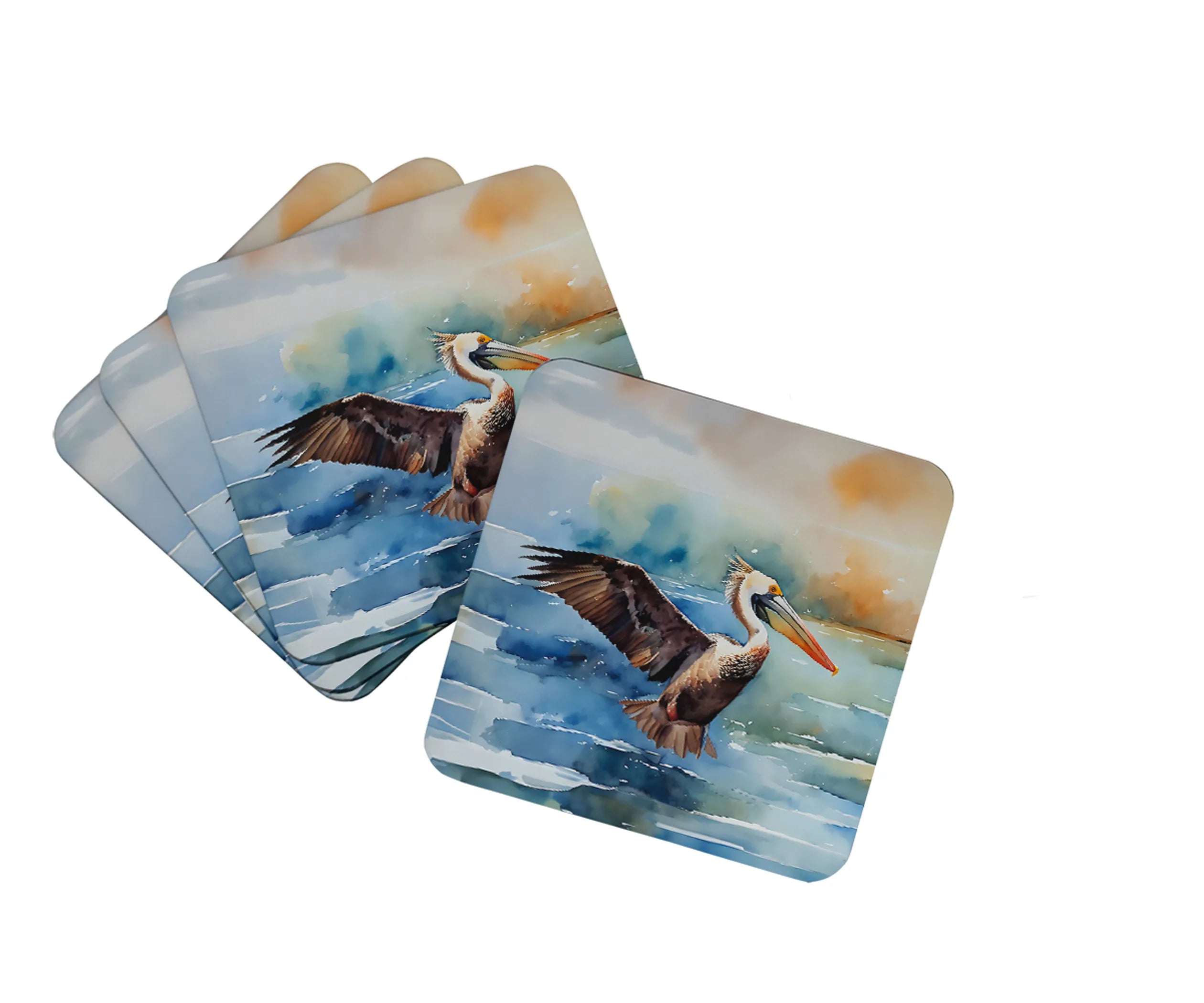 Nautical Collection Foam Coasters - Size: 3.5 | Pack Of: 1 | Collection name: Nautical collection