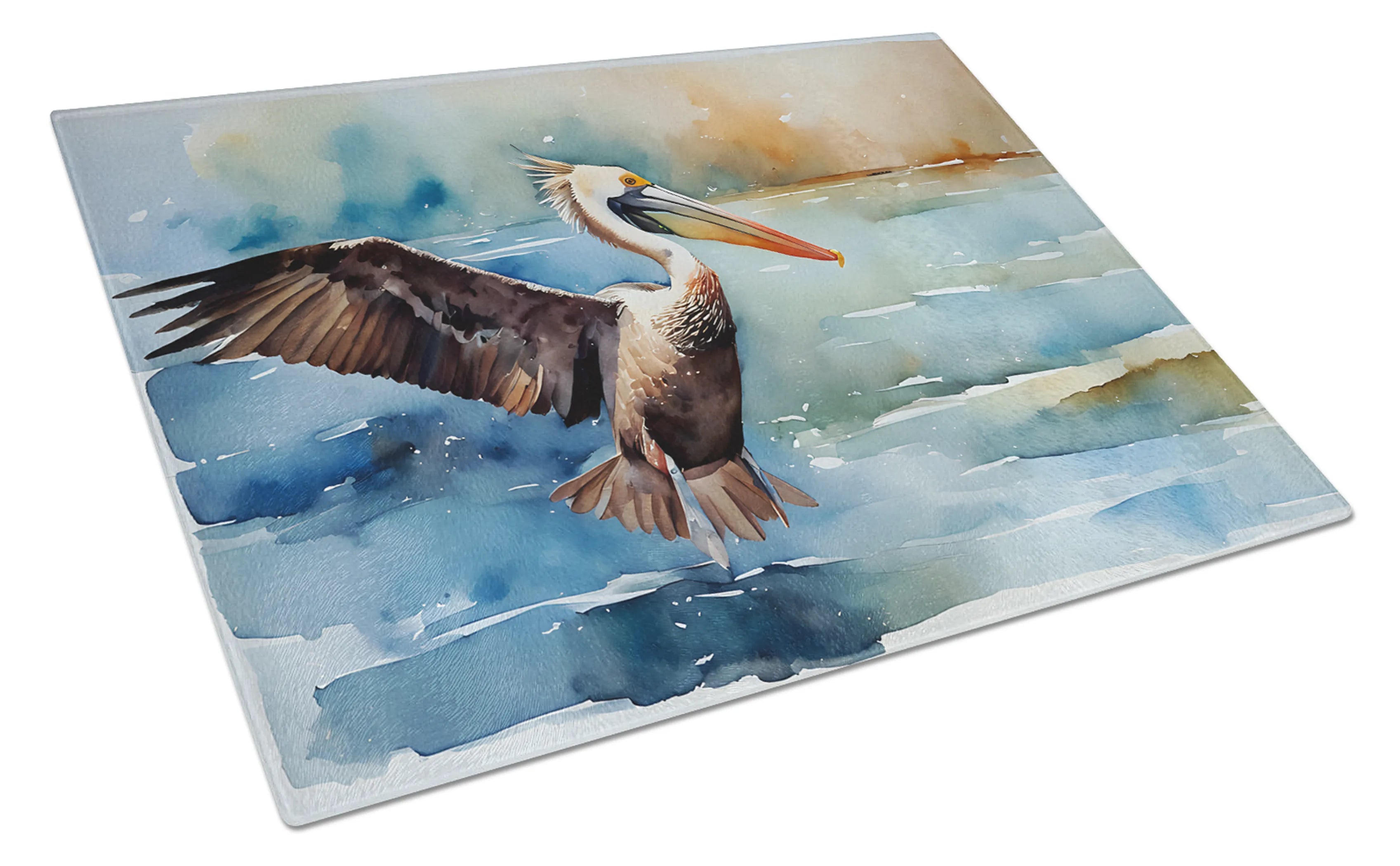Nautical Collection Glass Cutting Board - Size: LARGE | Pack Of: 1 | Collection name: Nautical collection