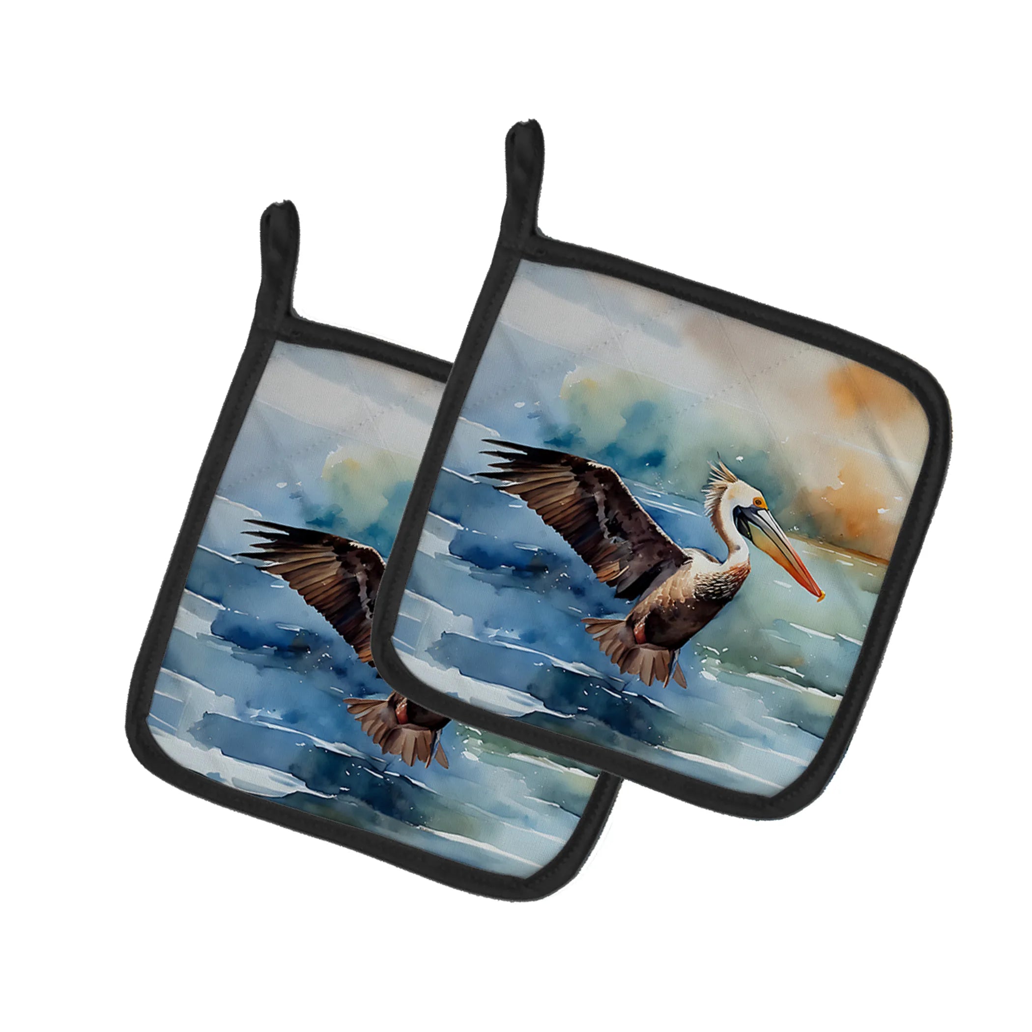 Nautical Collection Pair of Pot Holders - Size: 7.5HX7.5W | Pack Of: 1 | Collection name: Nautical collection